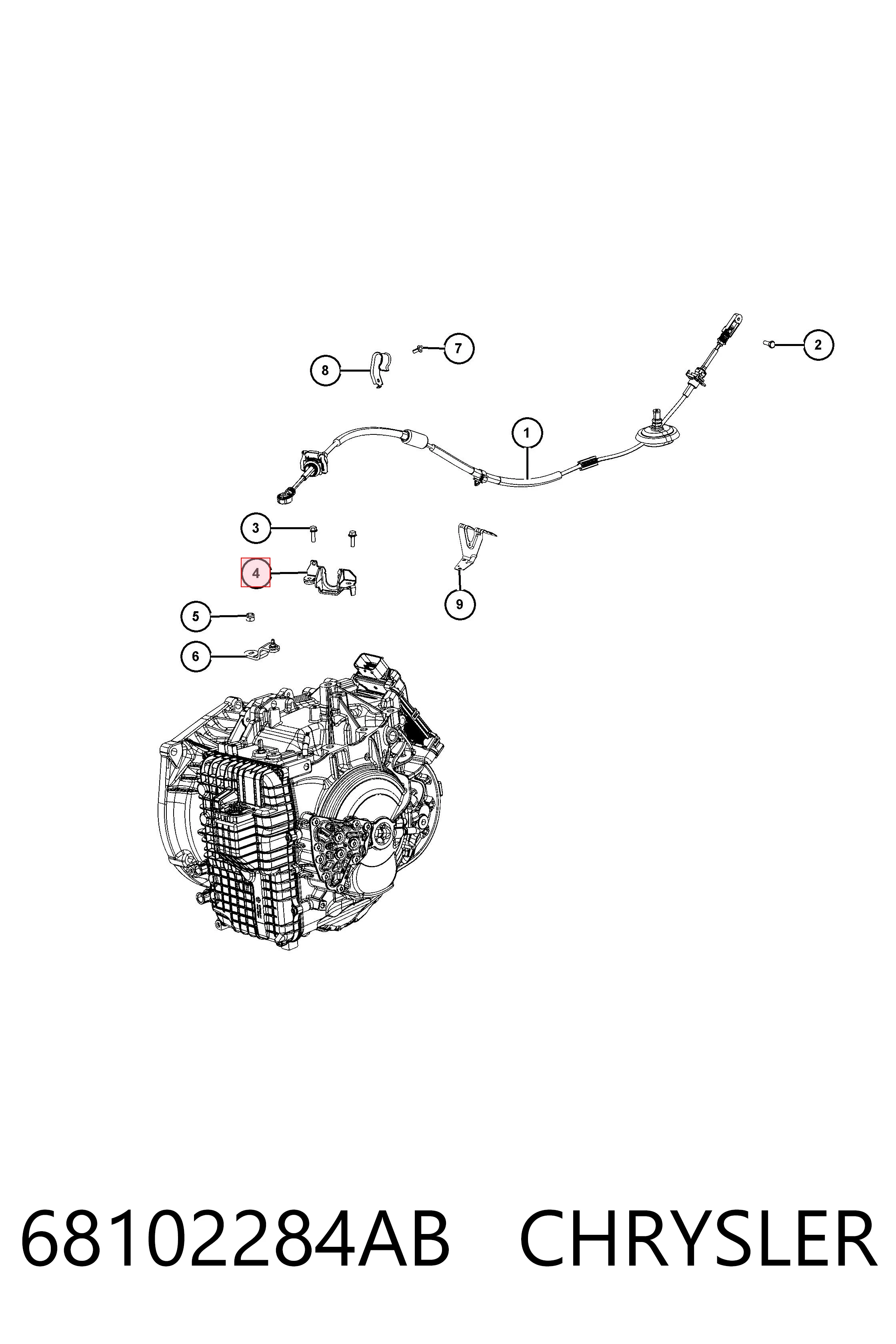 68102284AB Chrysler 