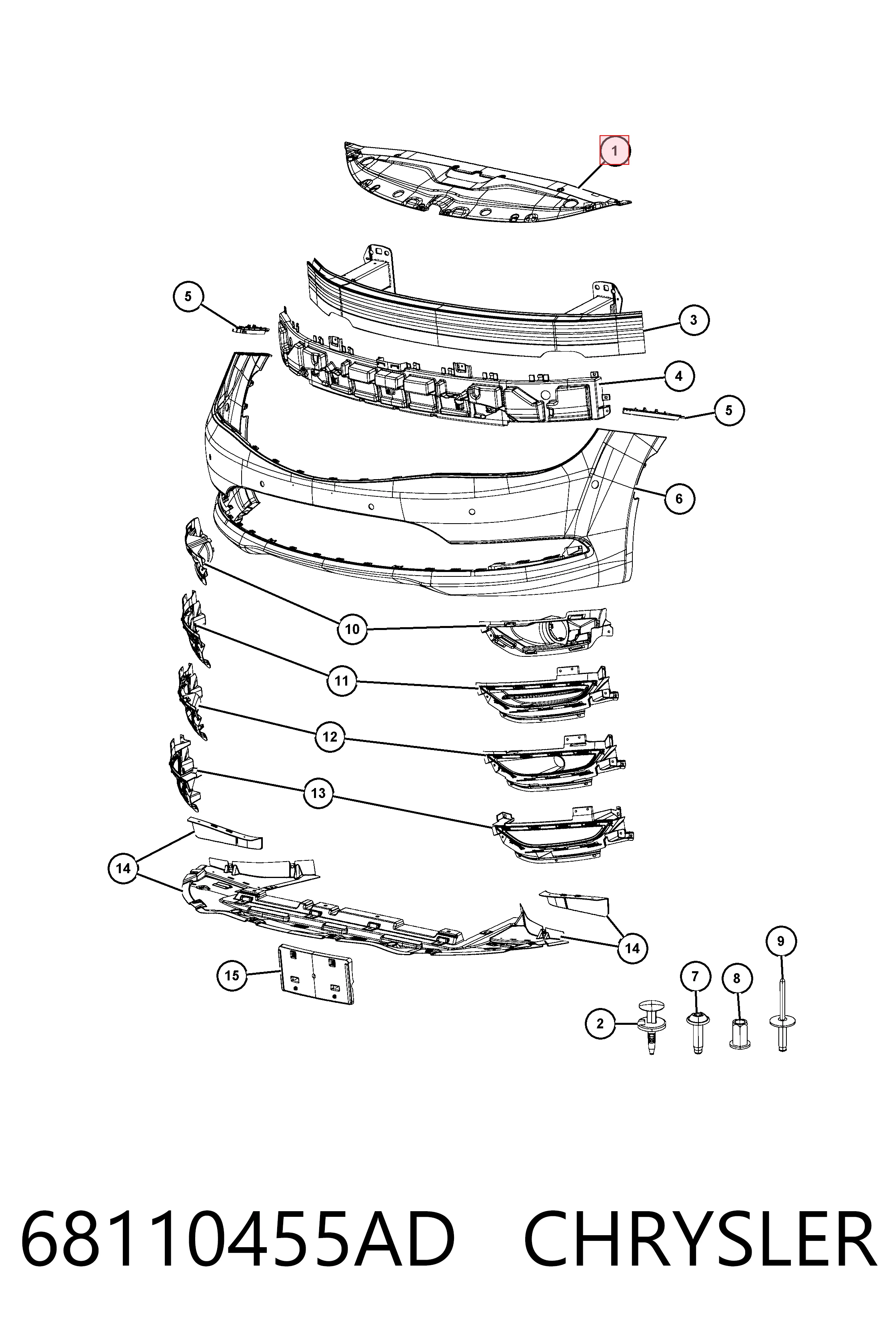 68110455AD Chrysler 