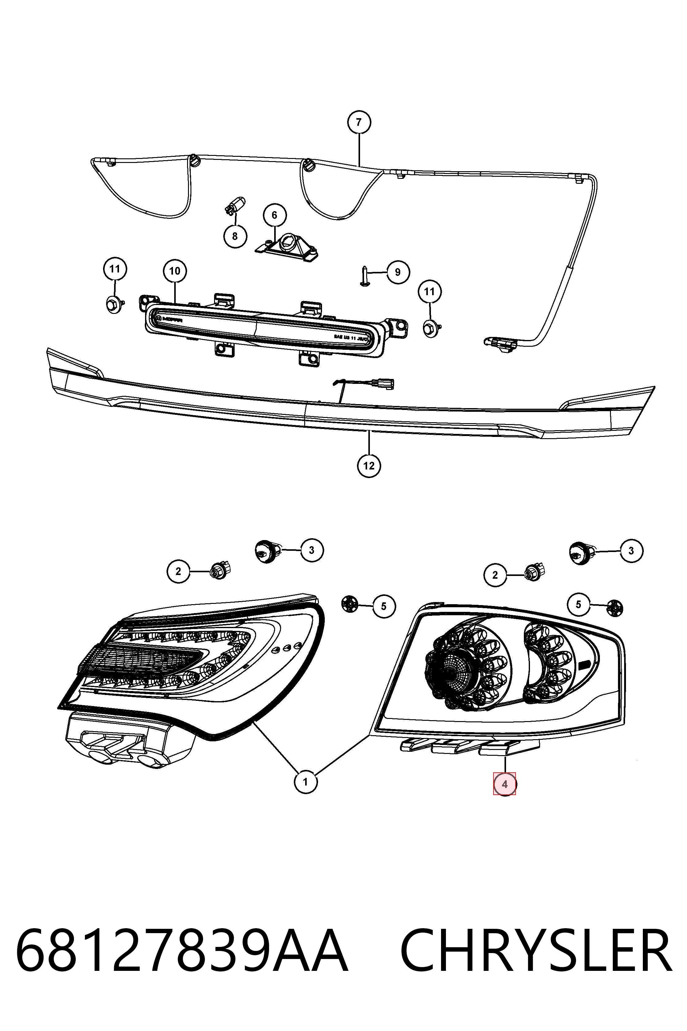 68127839AA Chrysler 