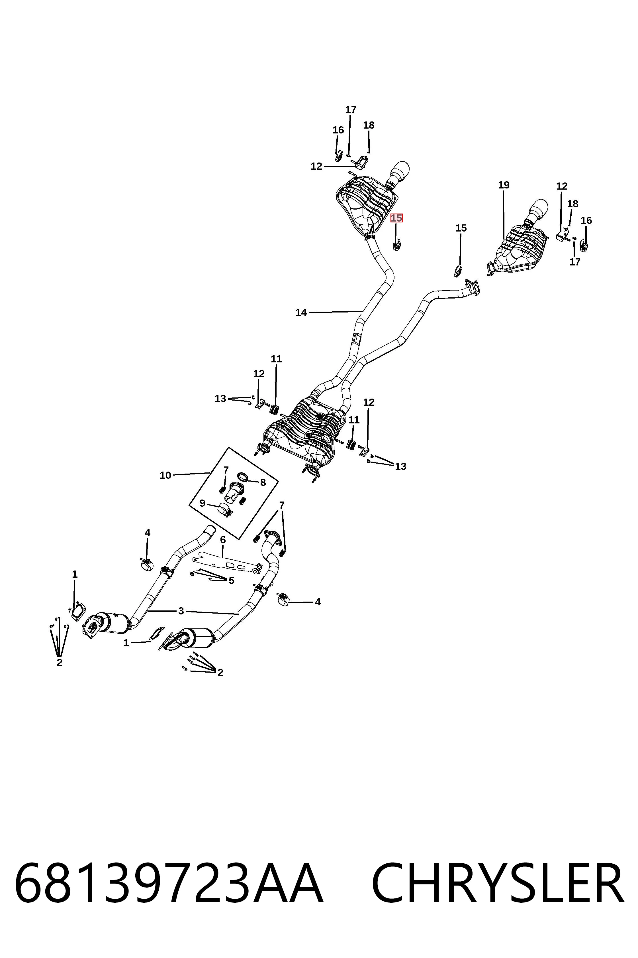 Fiat/Alfa/Lancia K05147179AA ціна, від 3.80 USD