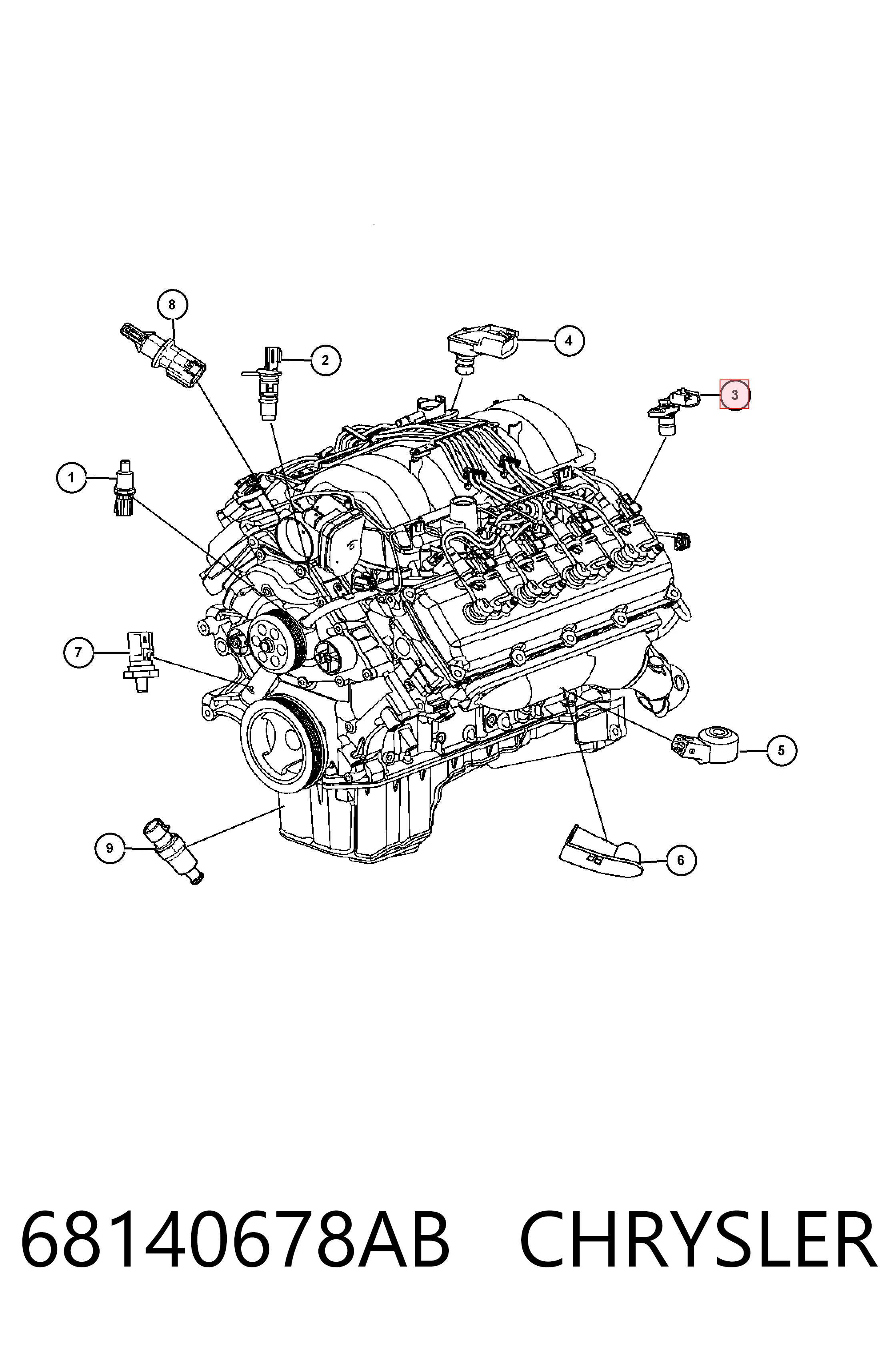 68140678AB Chrysler ДПКВ