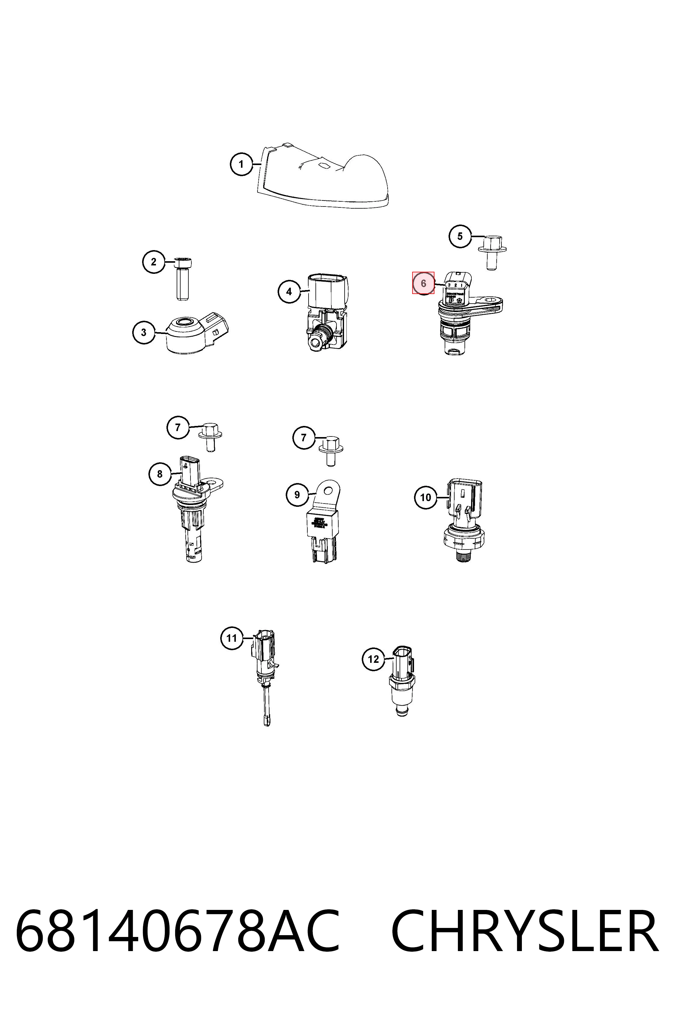 68140678AC Chrysler ДПКВ