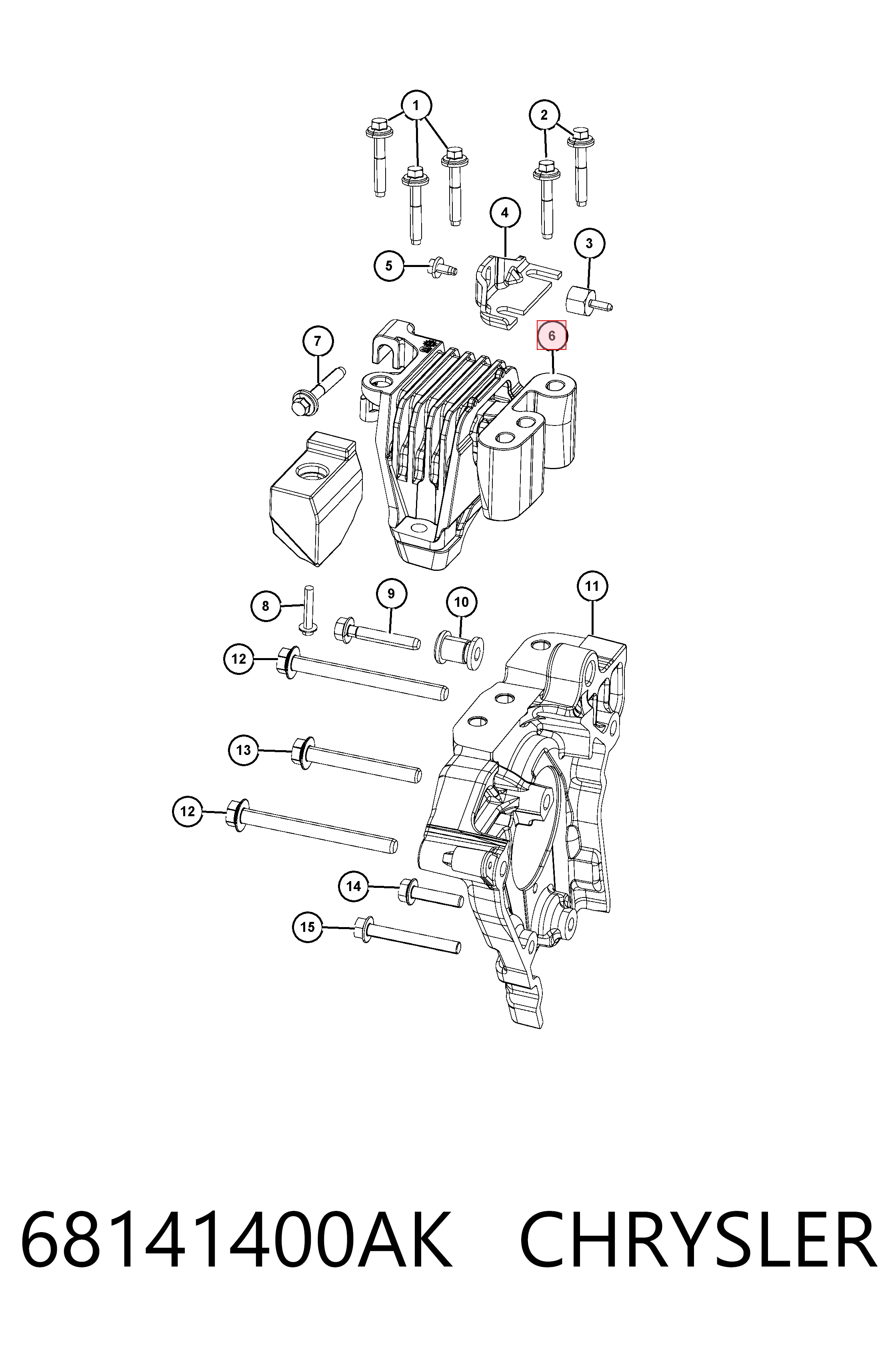  Fiat/Alfa/Lancia K68141400AG ціна, від 63.35 USD
