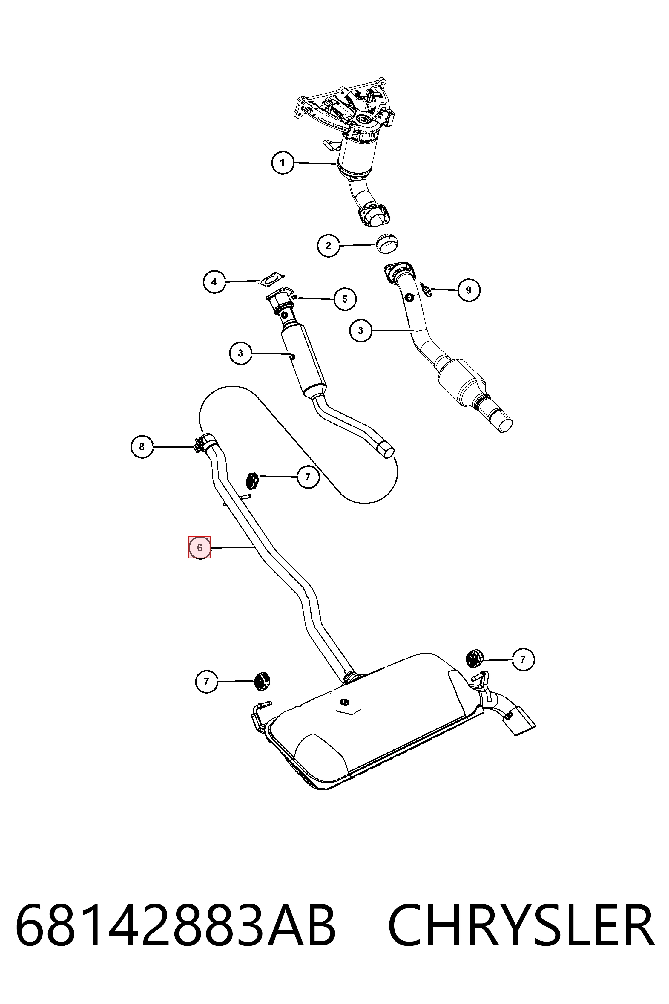 68142883AB Chrysler 