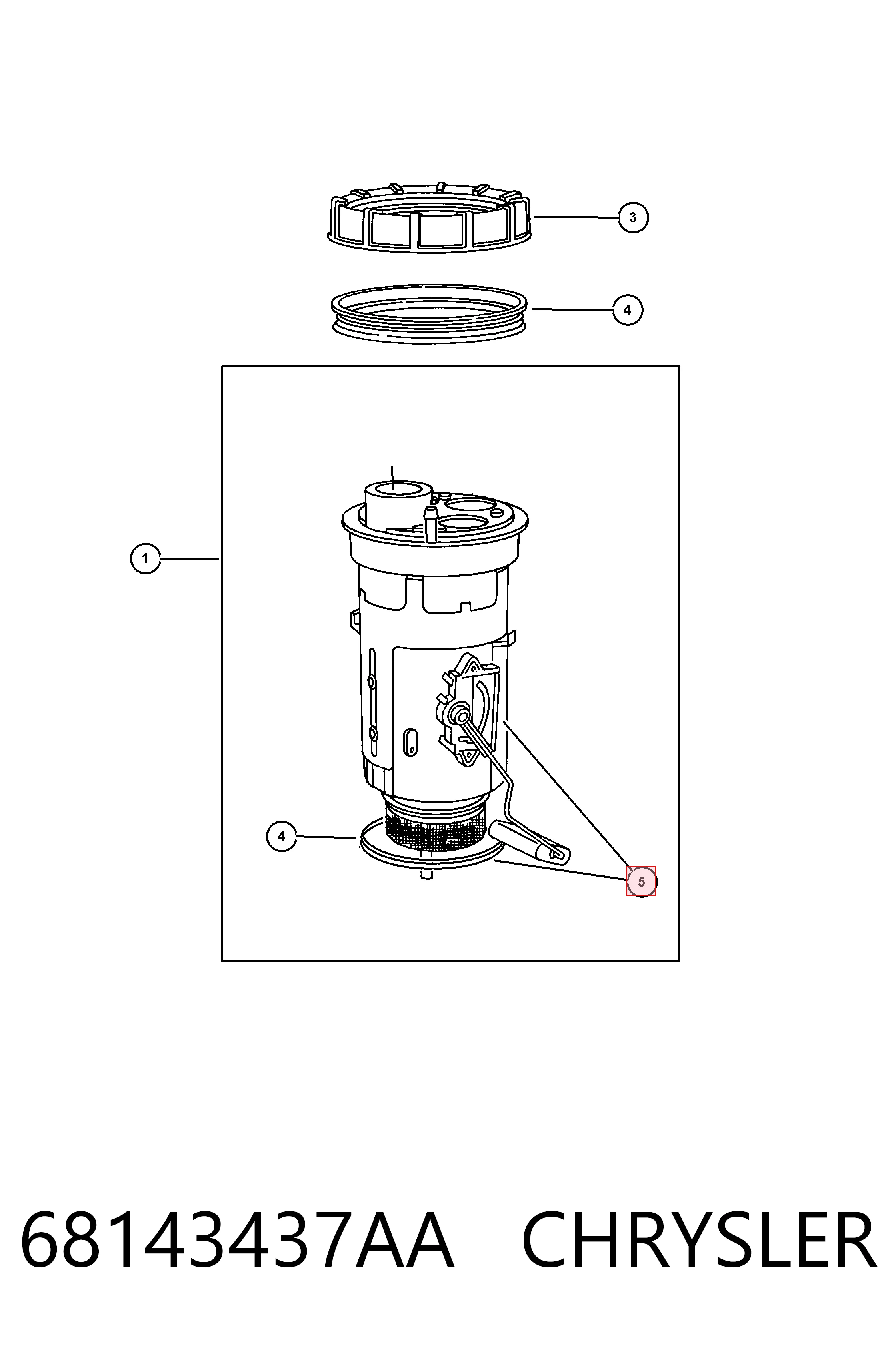 Купити K05018057AA Fiat/Alfa/Lancia 