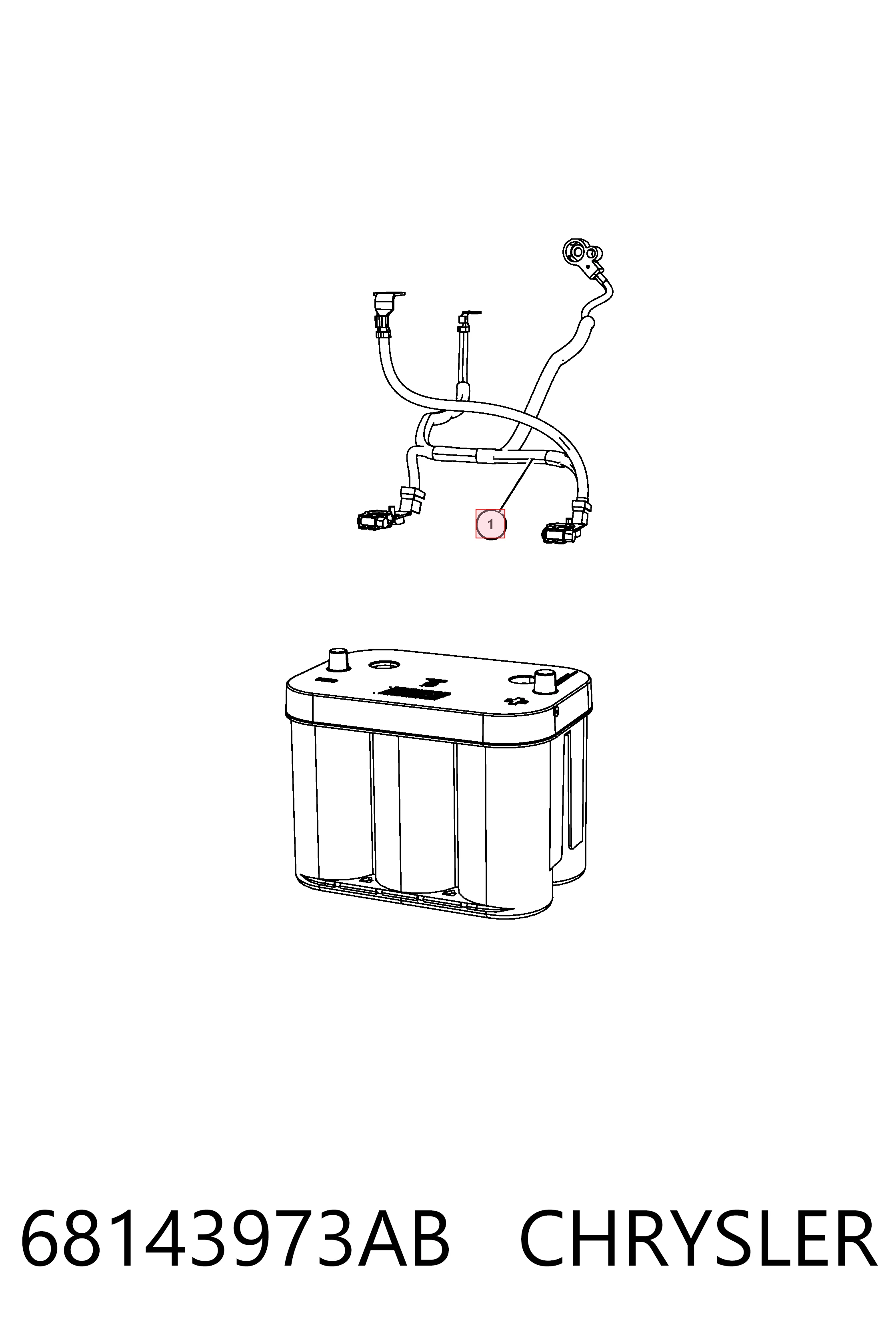 Купити K68224975AB Fiat/Alfa/Lancia 