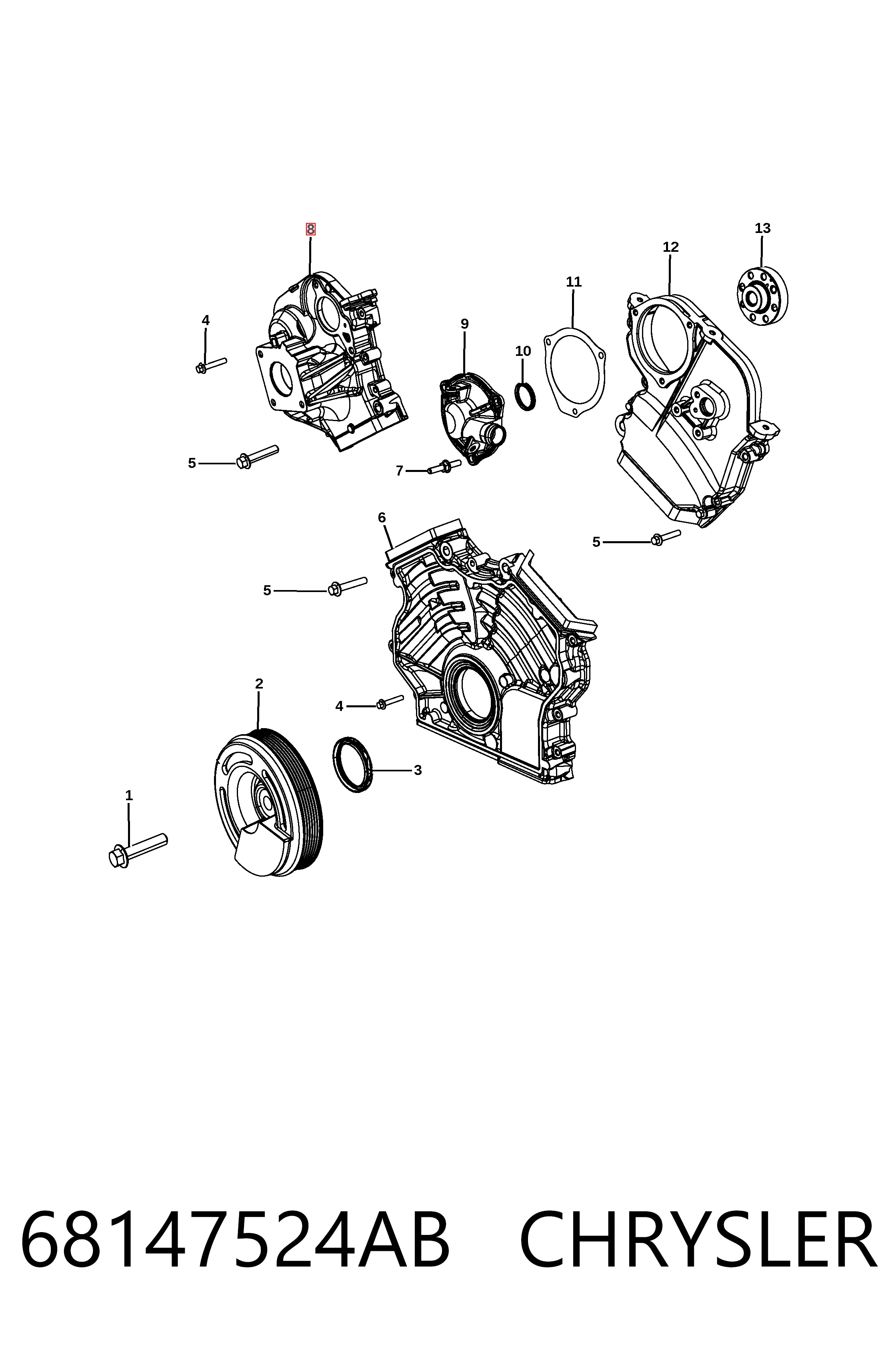 K68147524AA Fiat/Alfa/Lancia 