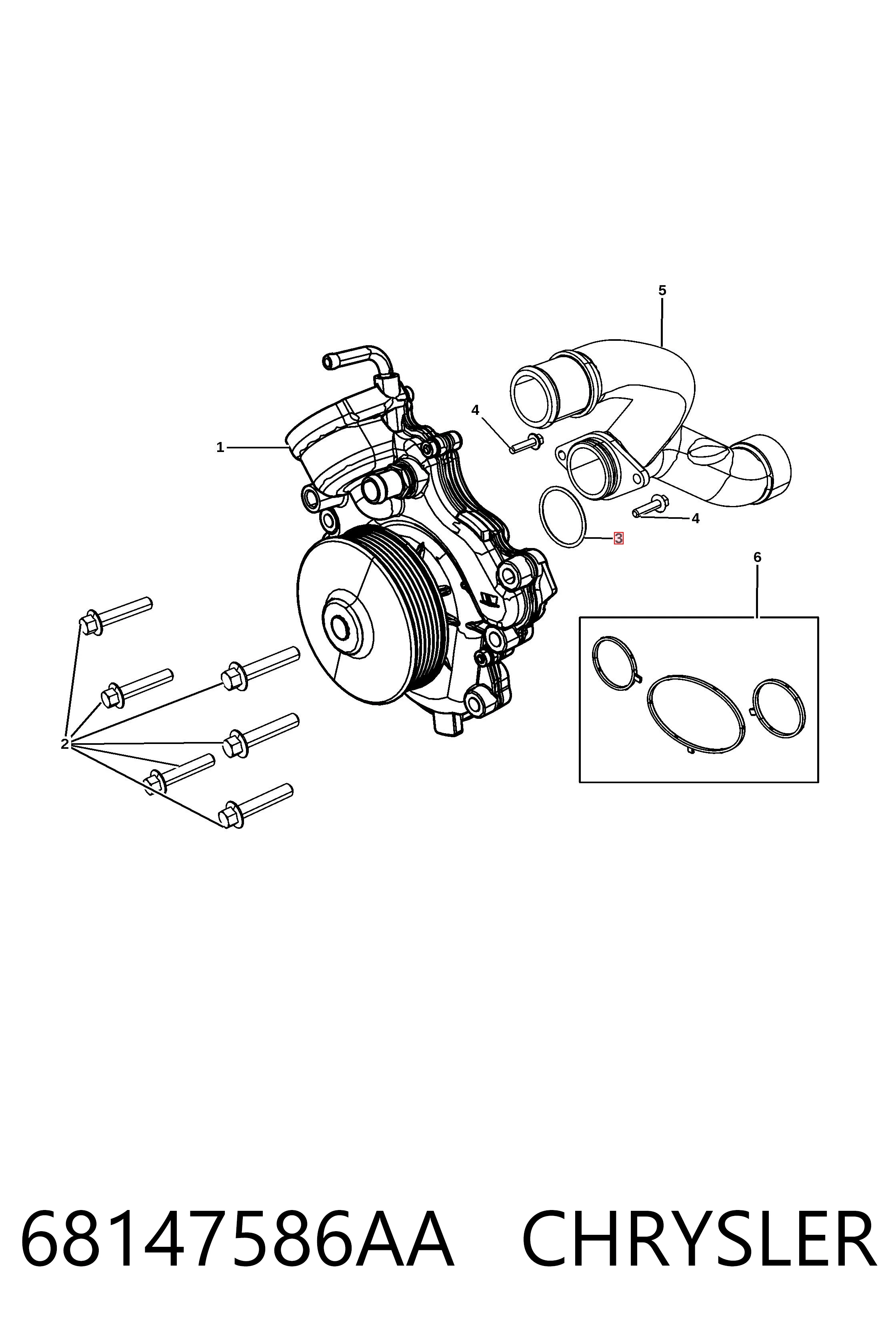 68147586AA Chrysler 