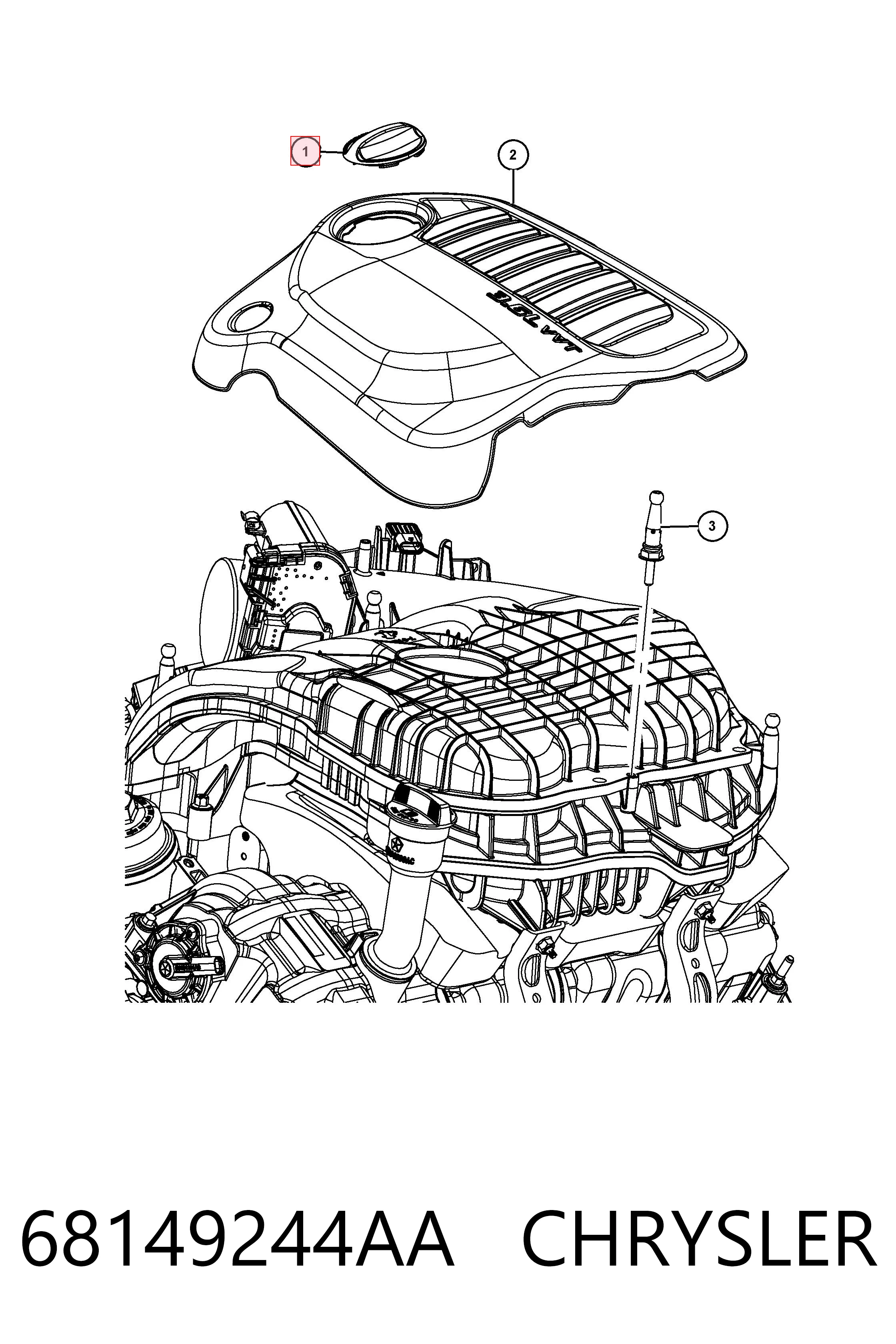 68149244AA Chrysler 