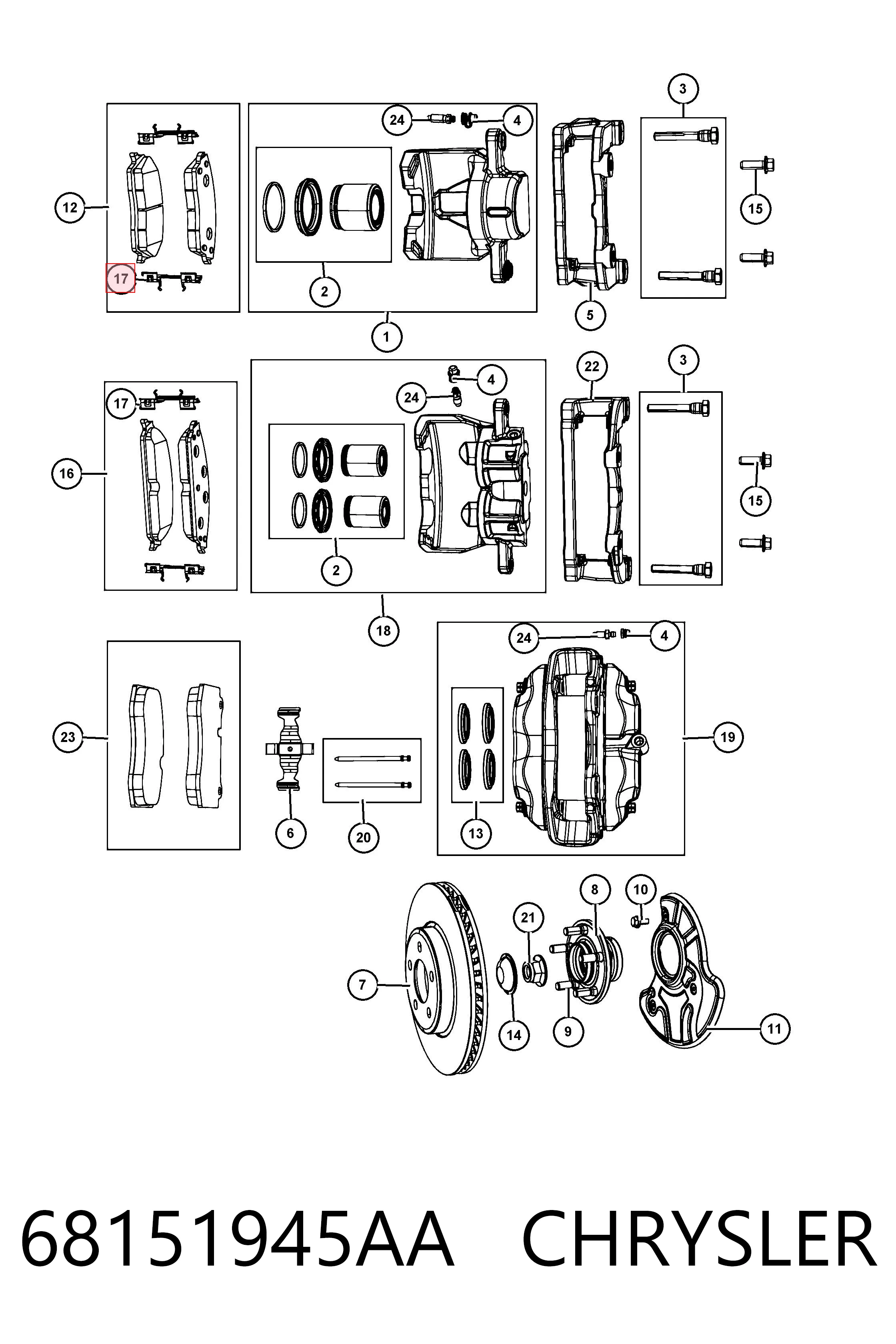 68151945AA Chrysler 