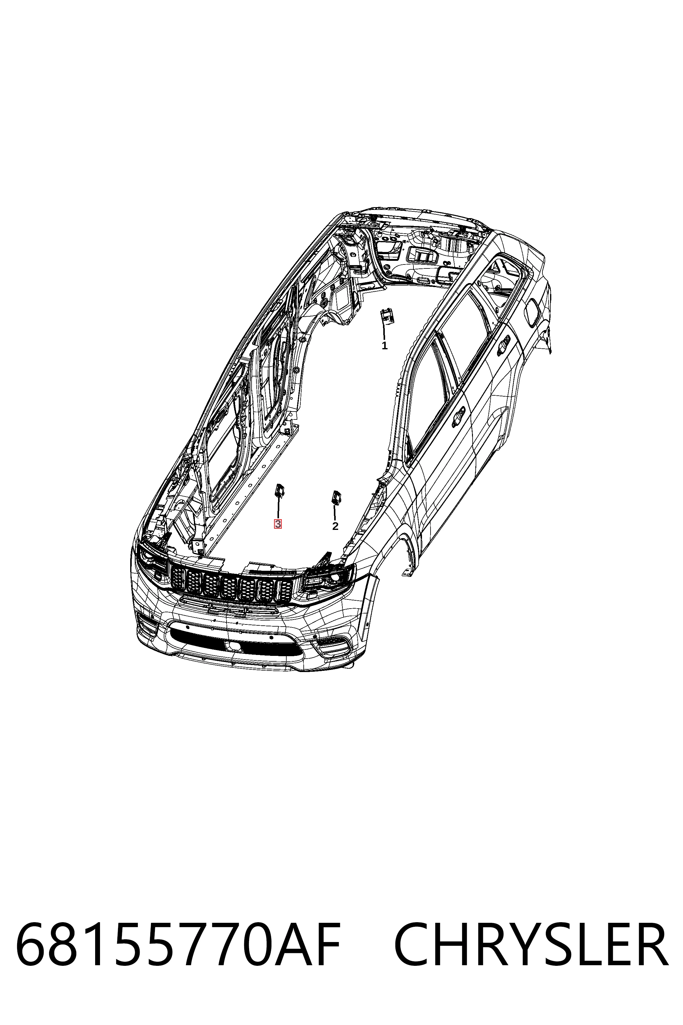 Купити K68225100AC Fiat/Alfa/Lancia Блок комфорту передніх дверей