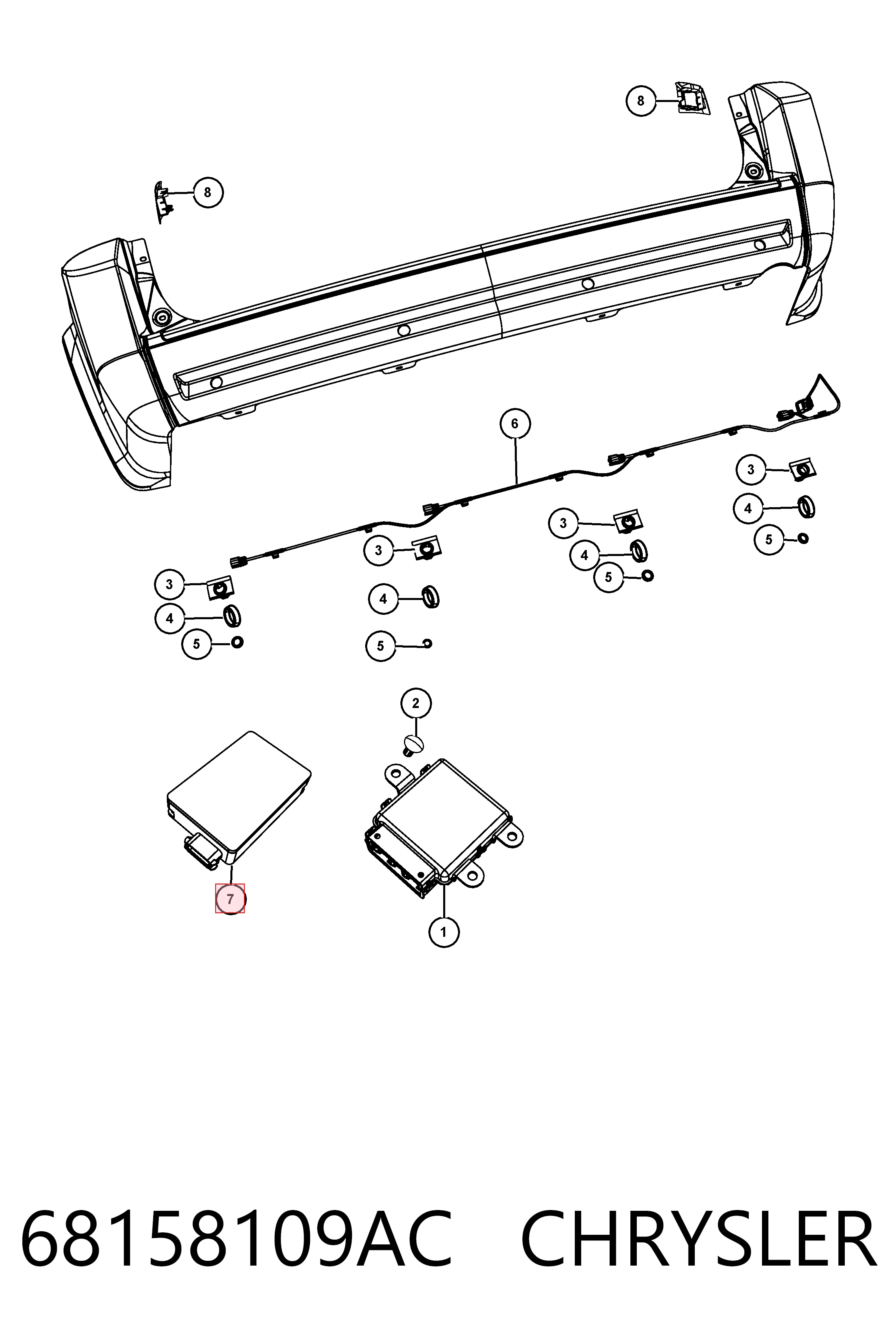 68158109AC Chrysler 