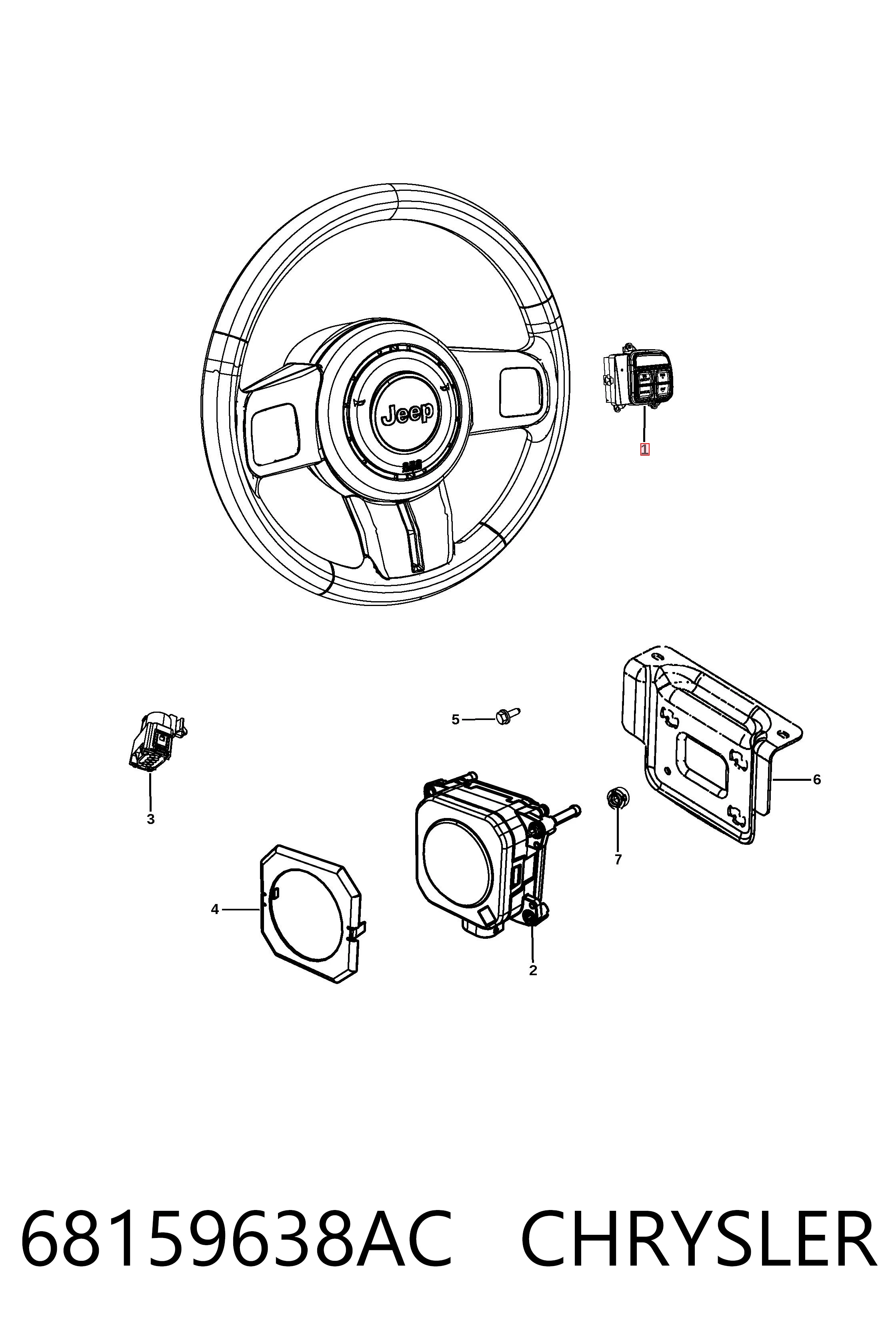 68159638AC Chrysler 