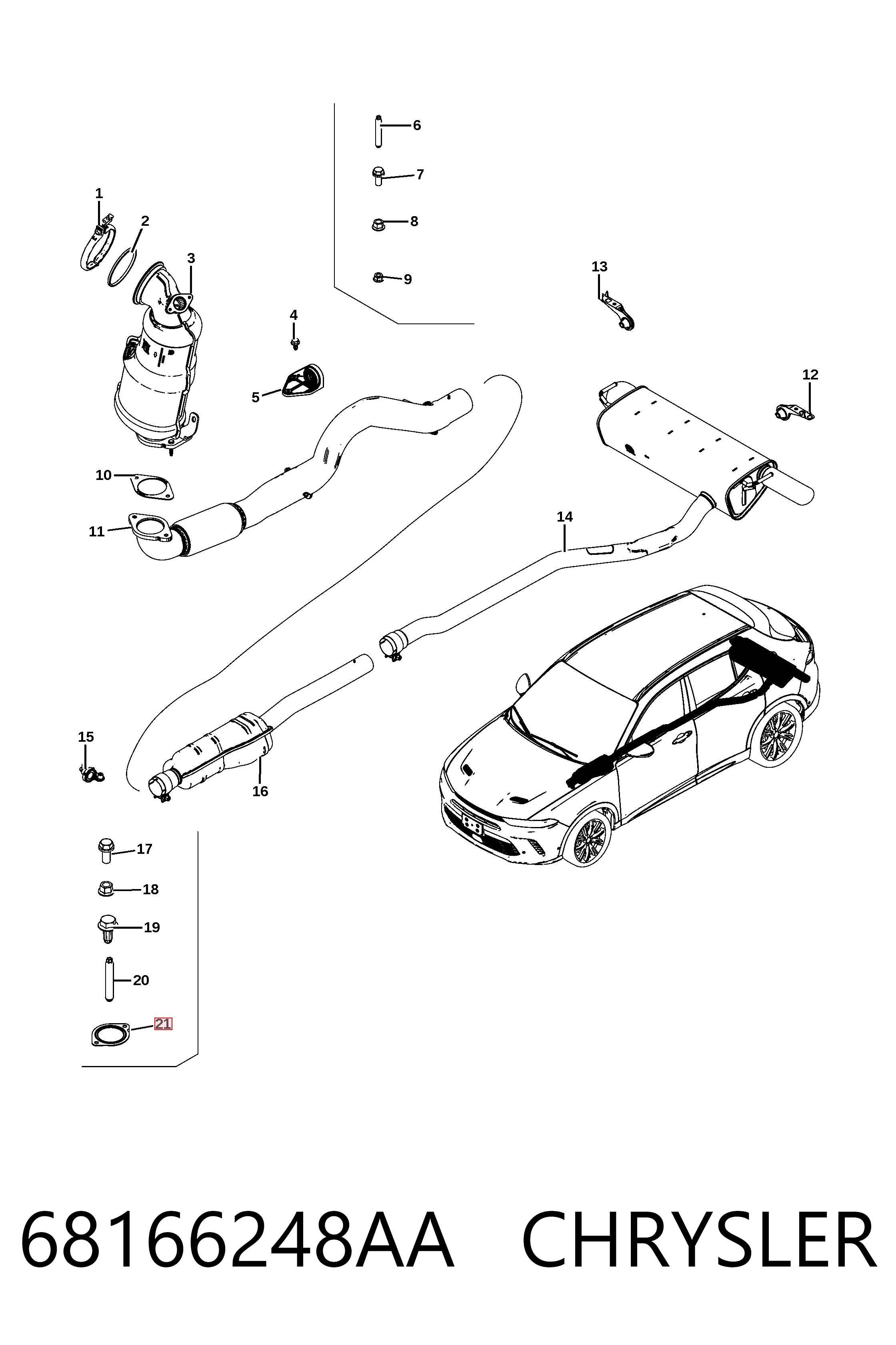 Купити Прокладка глушника Suzuki Vitara  LY