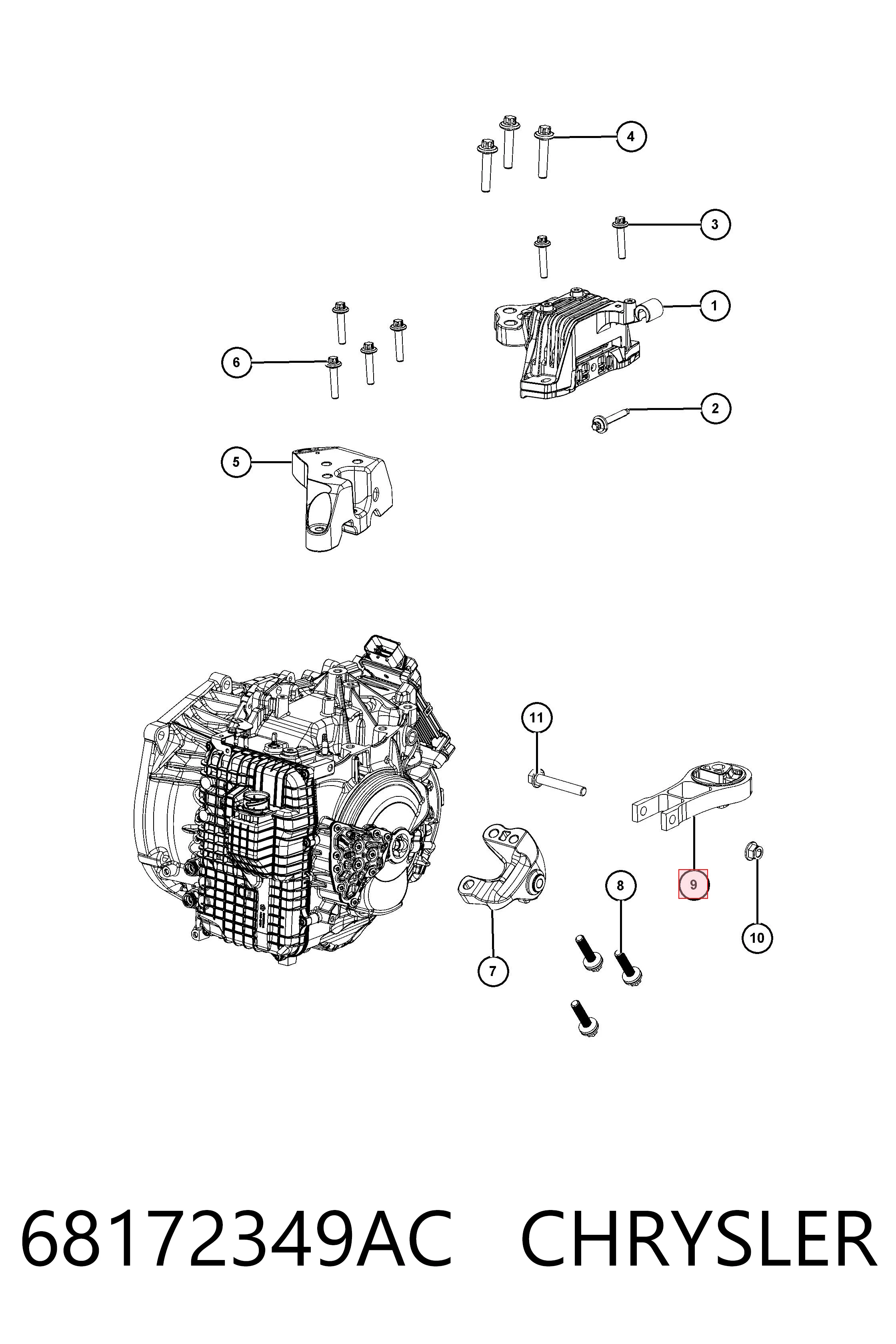 68172349AC Chrysler 