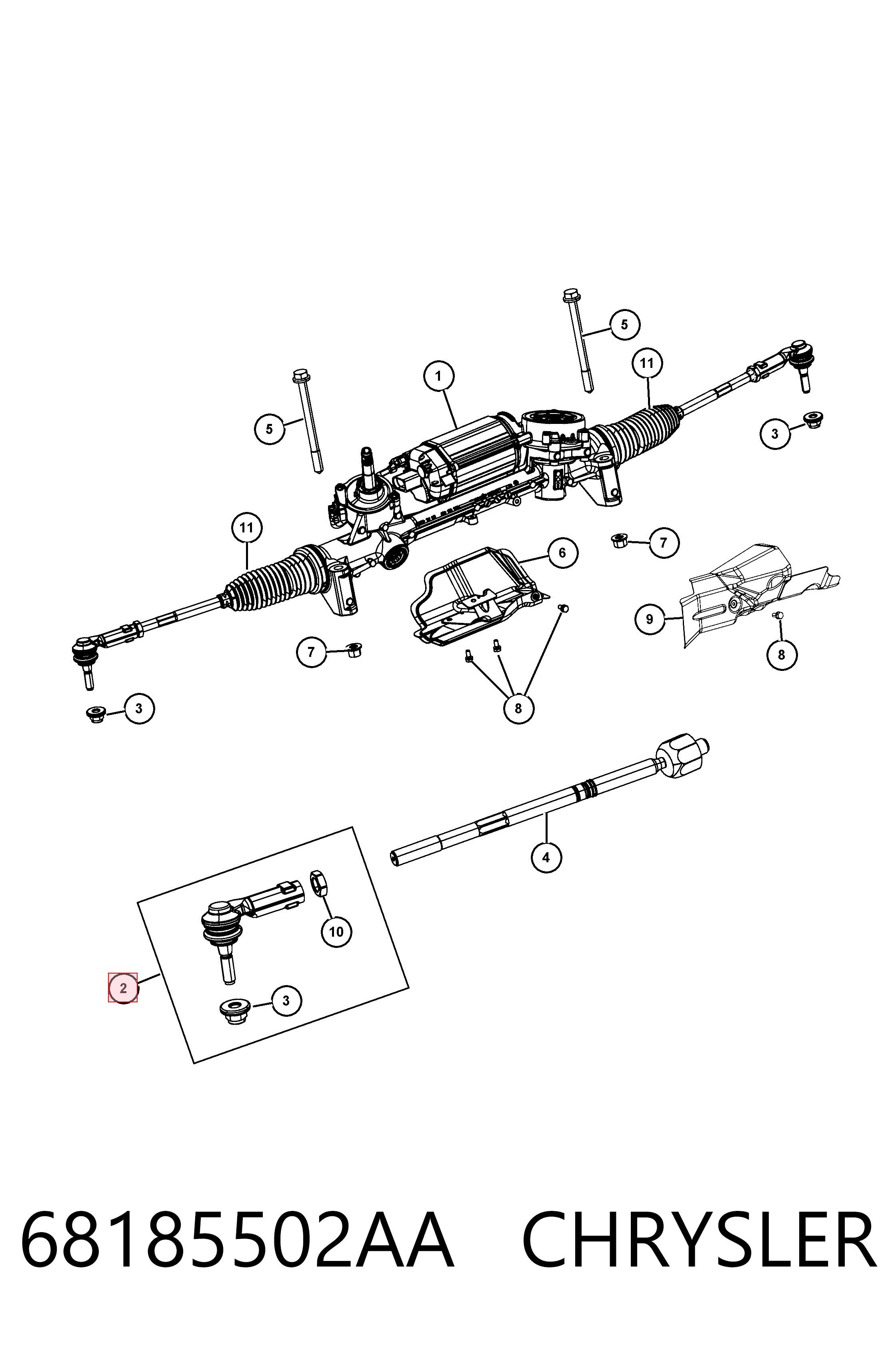 Наконечник рульовий Magneti Marelli SSP0397 ціна, від 14.58 USD