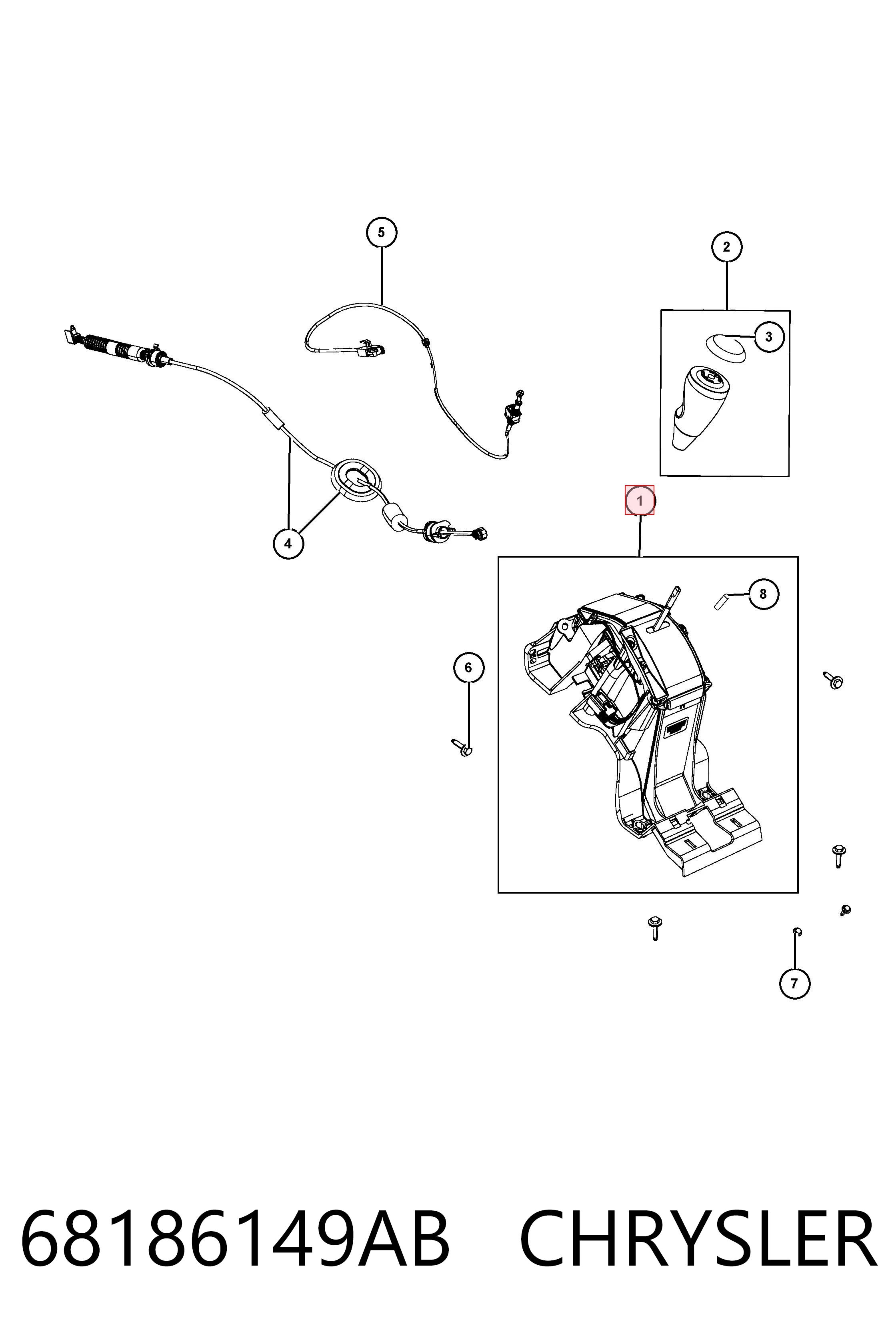 68186149AB Chrysler 