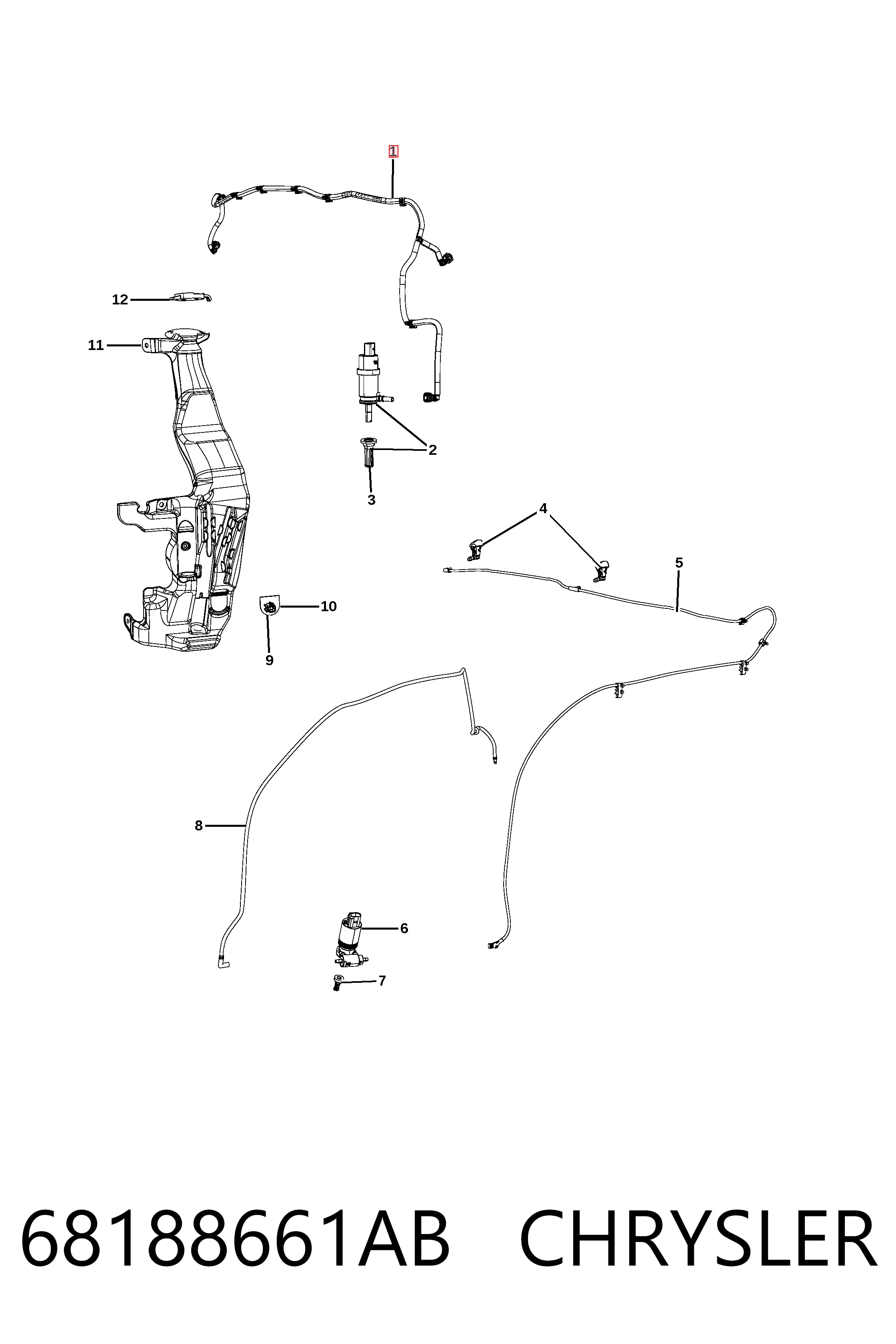 68188661AB Chrysler 