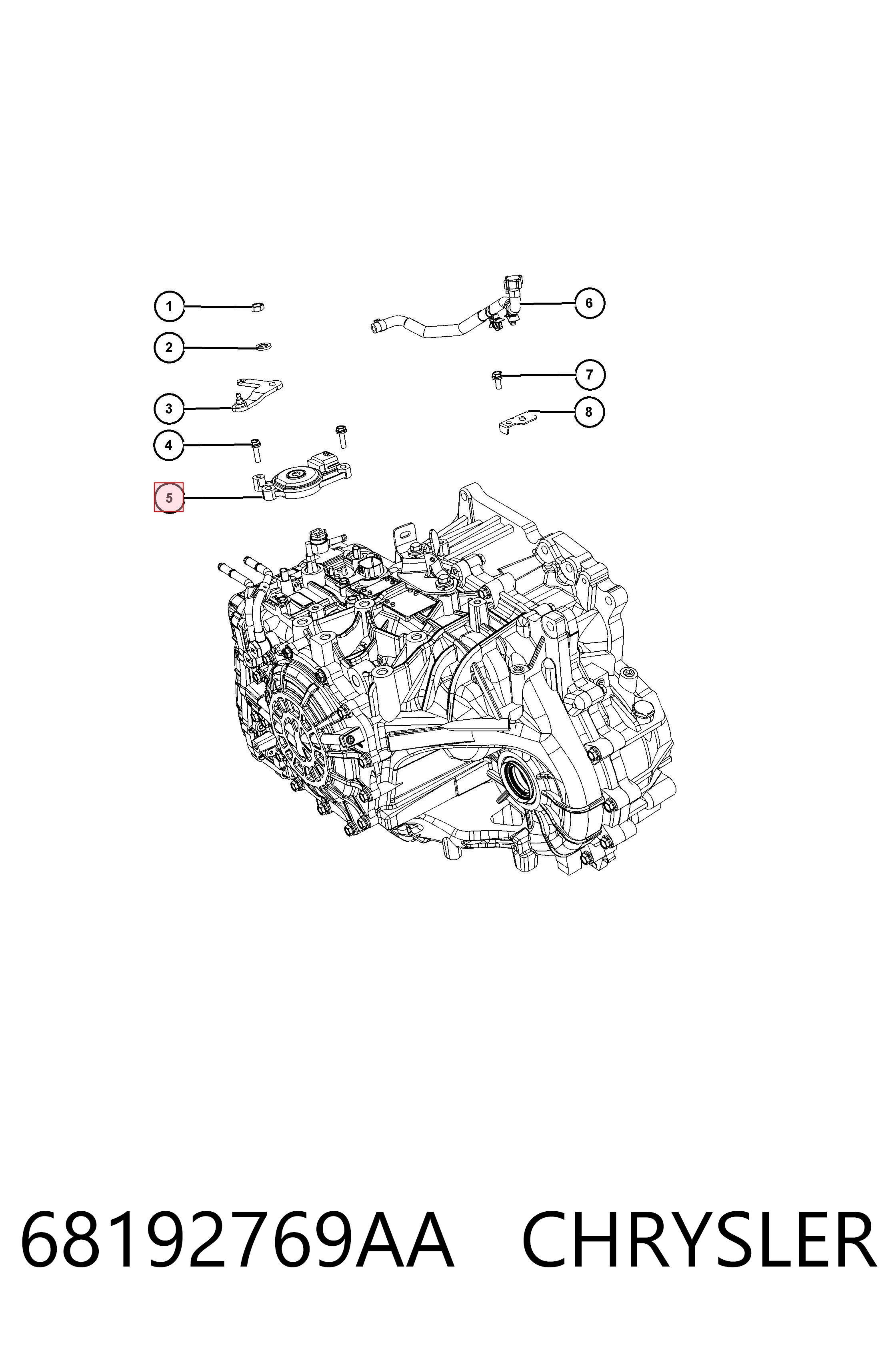 68192769AA Chrysler 