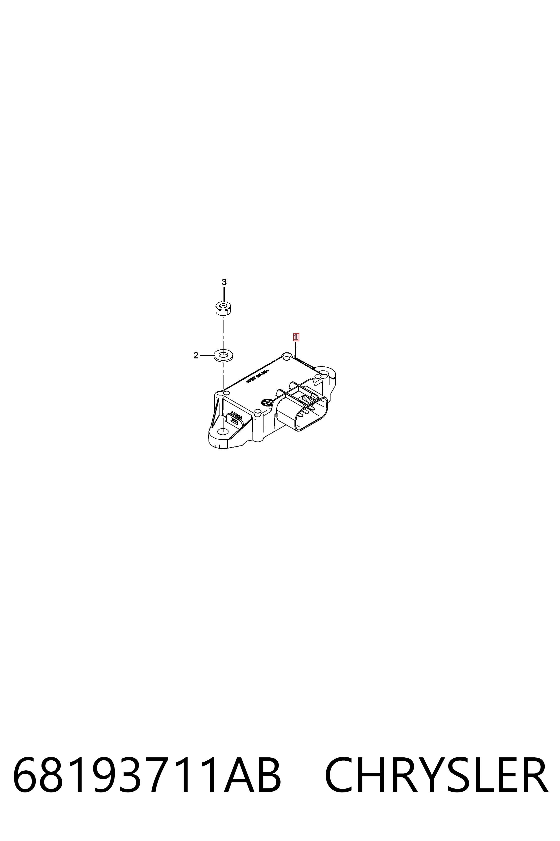 Купити 68193711AC Fiat/Alfa/Lancia Модуль керування (ЕБУ) паливним насосом