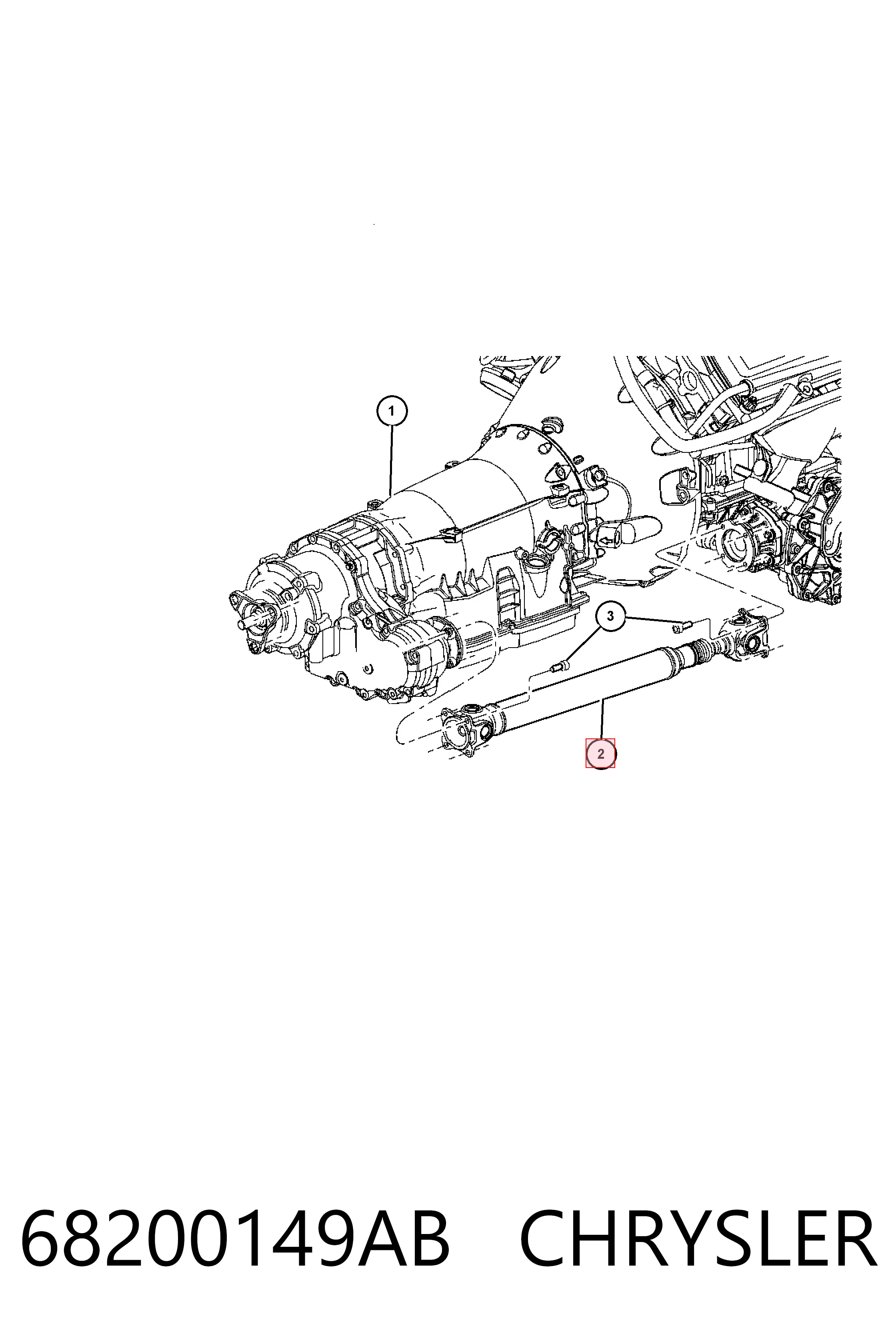 Вал карданний переднього моста Fiat/Alfa/Lancia K68200149AE ціна, від 158.05 USD