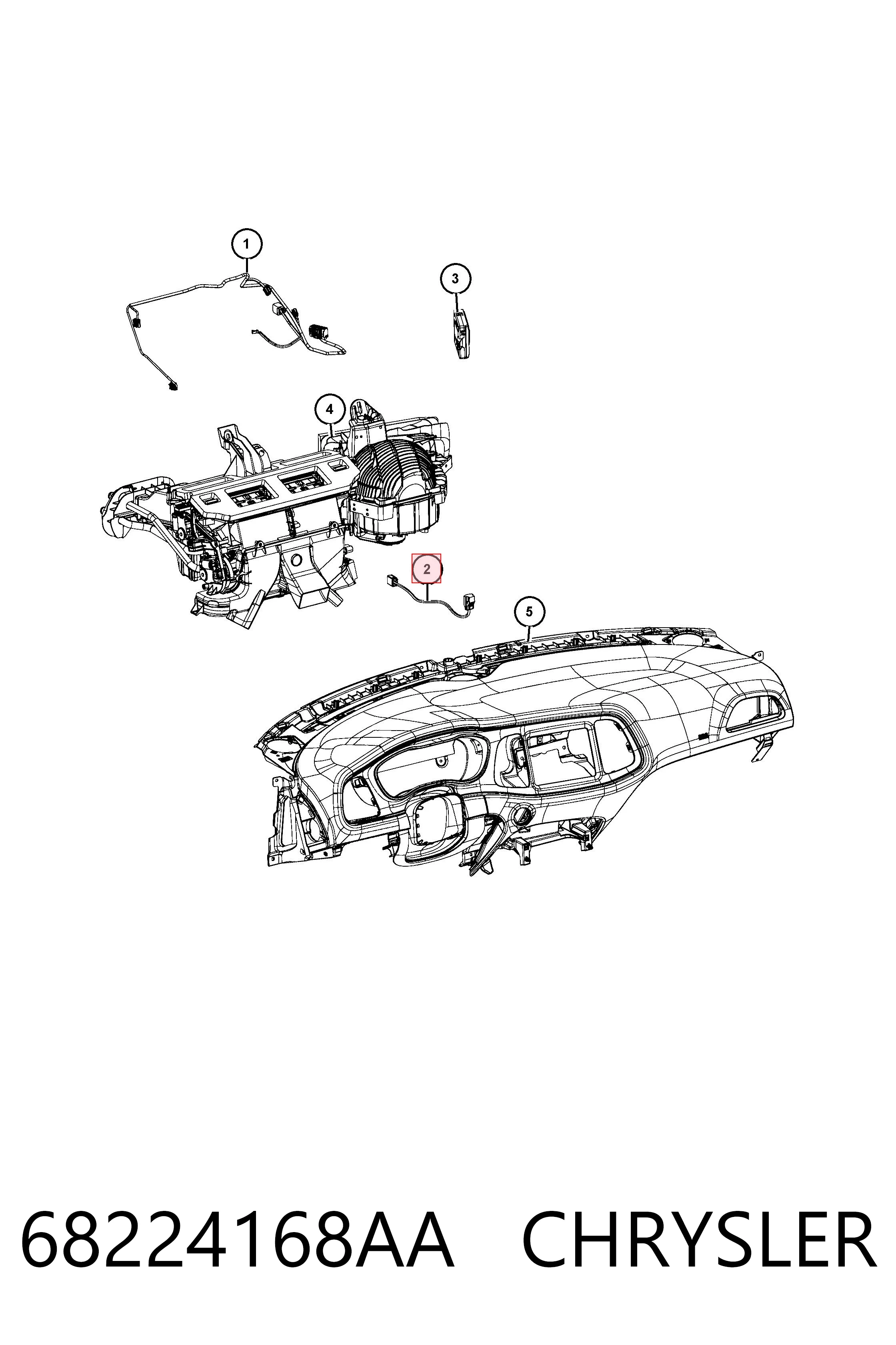 68224168AA Chrysler 