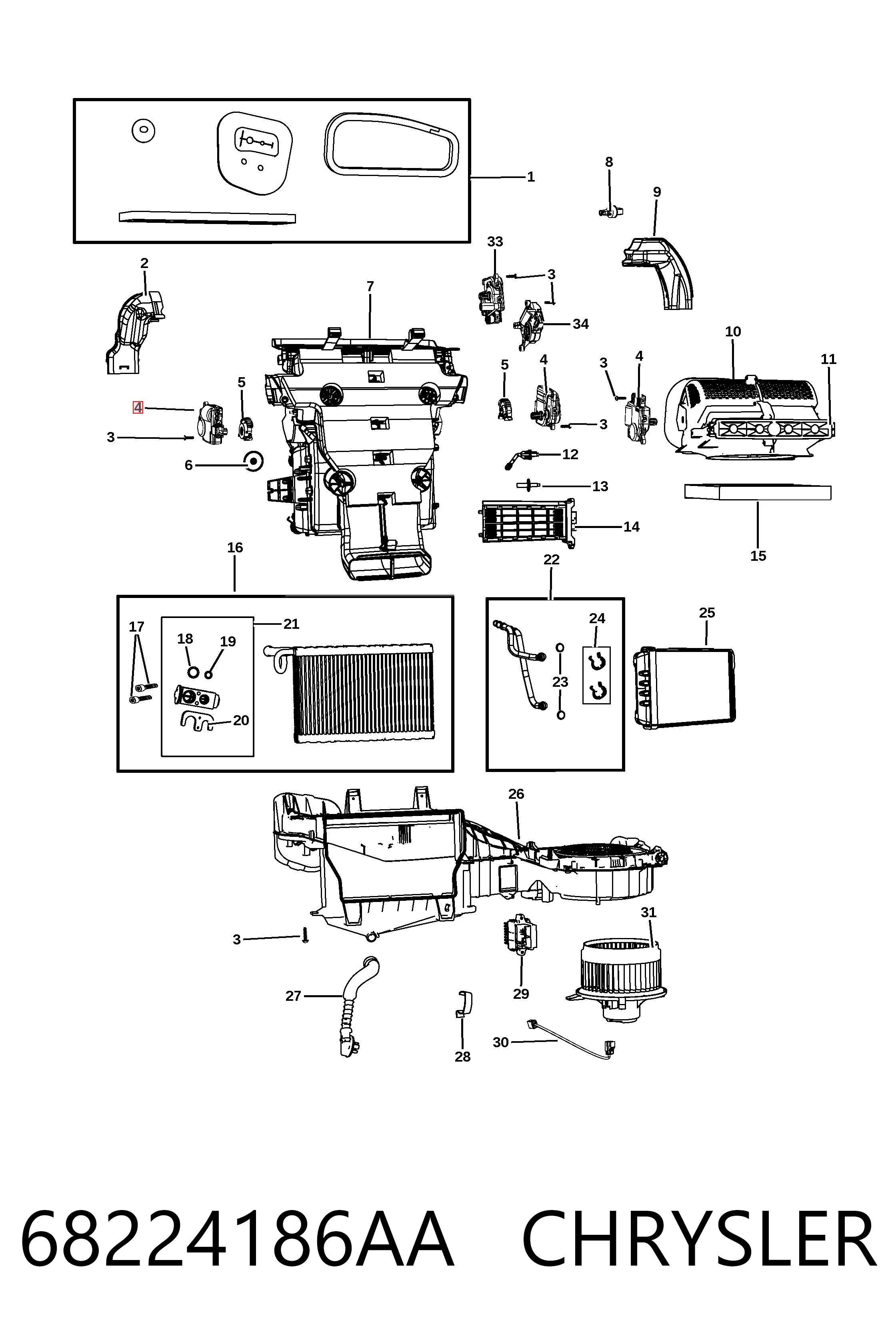 68224186AA Chrysler 