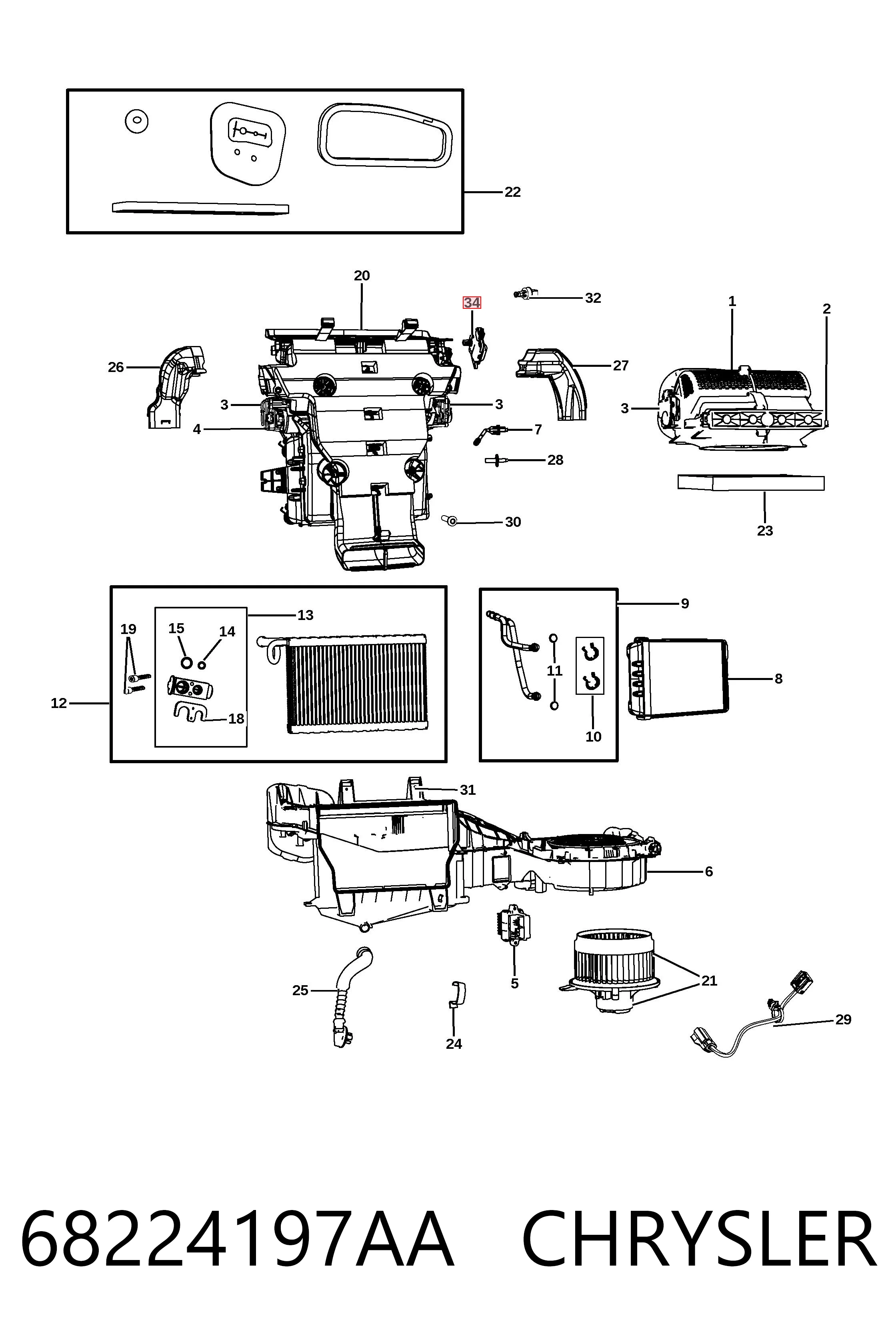 68224197AA Chrysler 