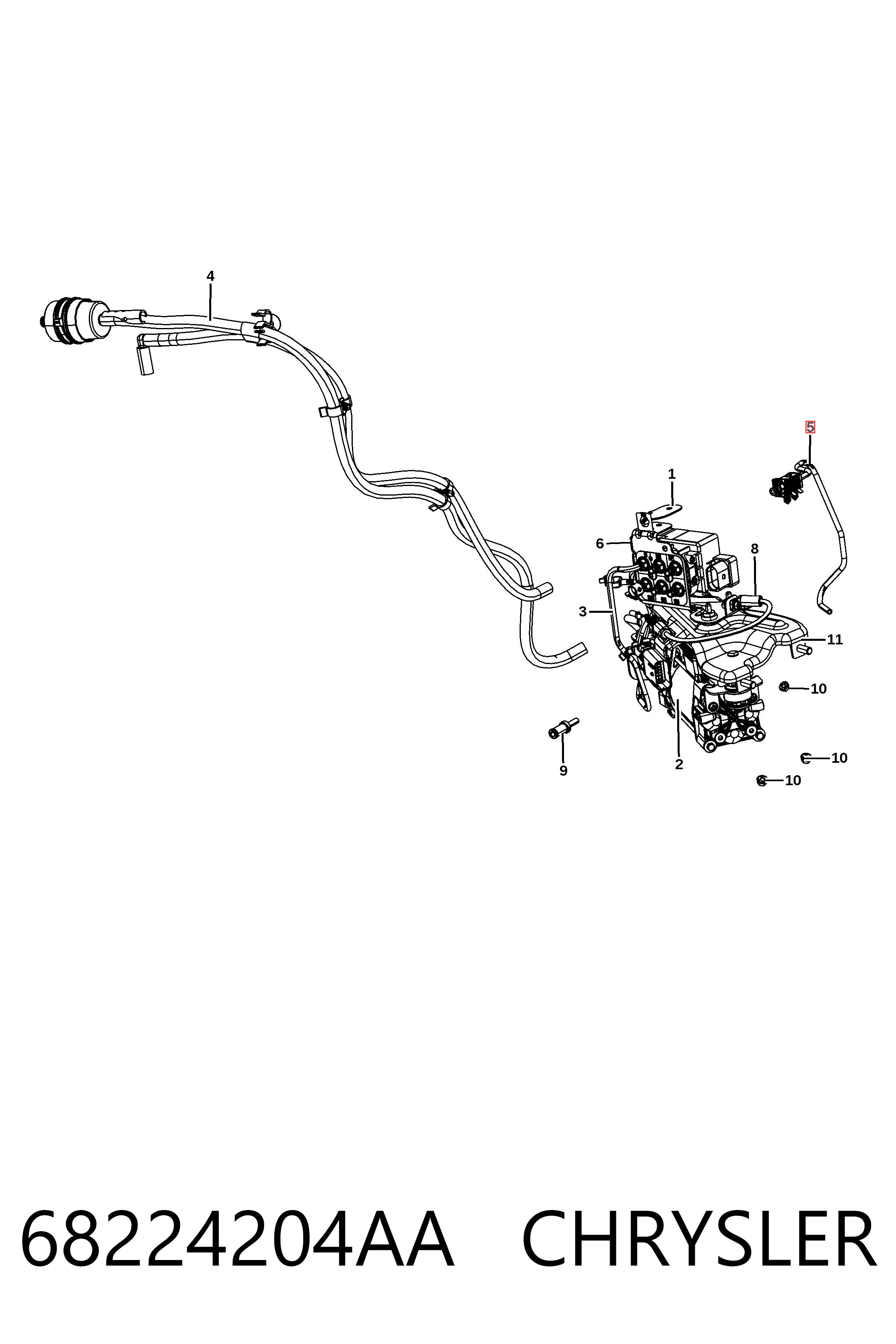 68224204AA Chrysler 
