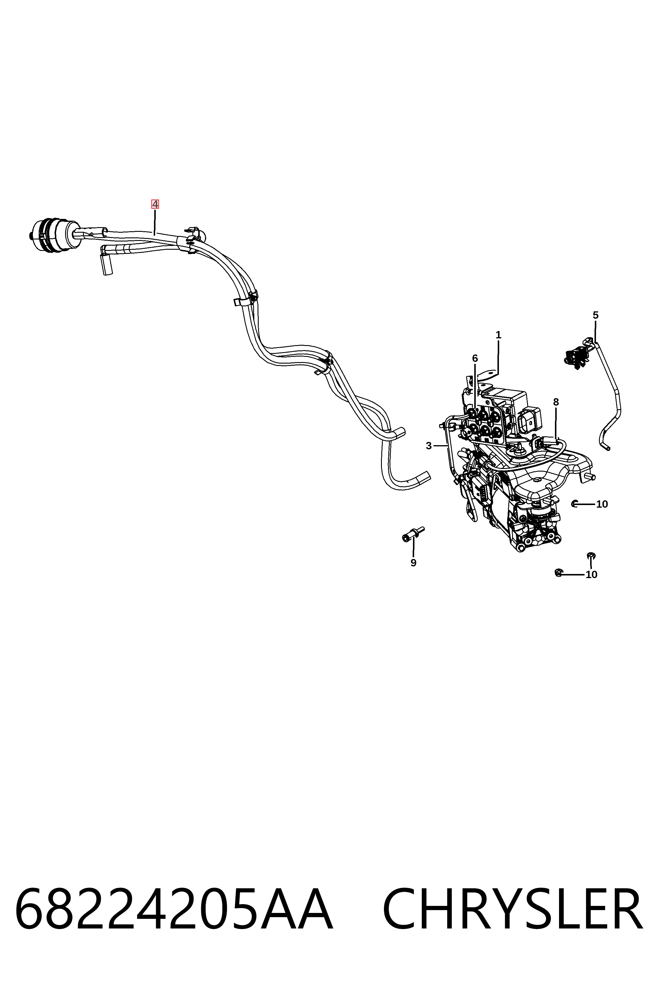 68224205AA Chrysler 