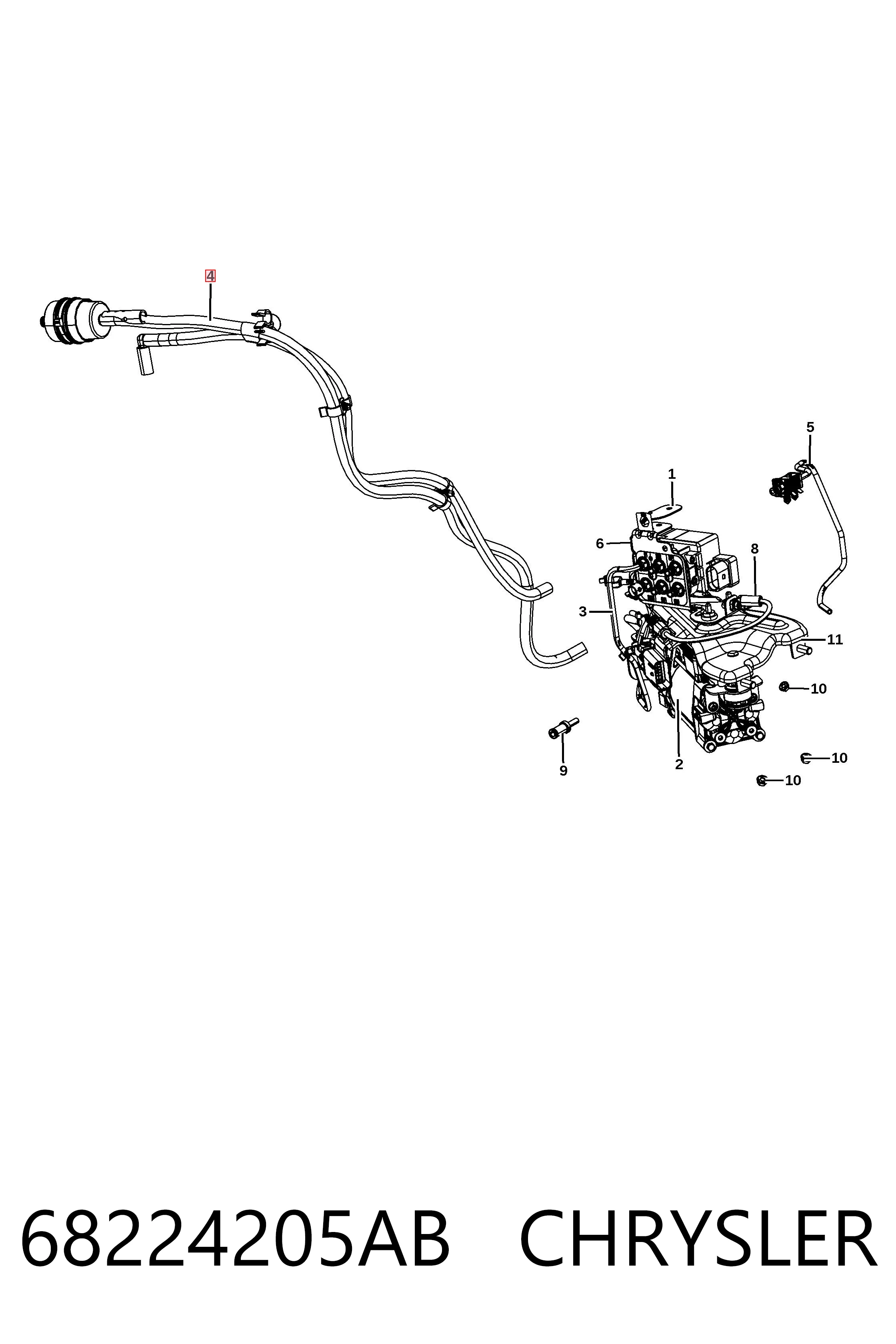  K68087232AA Fiat/Alfa/Lancia