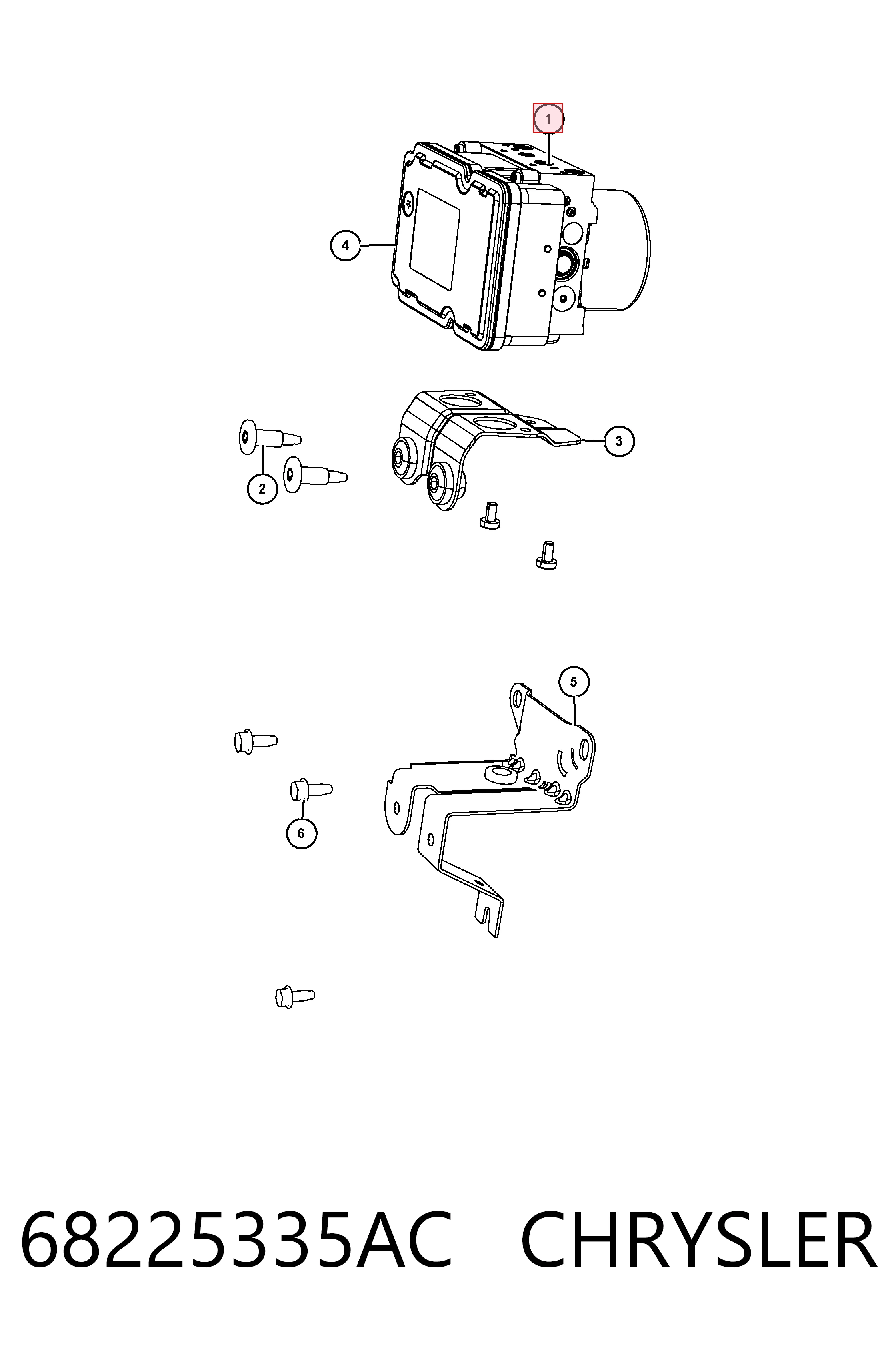  Fiat/Alfa/Lancia K68225335AD ціна, від 50.28 USD
