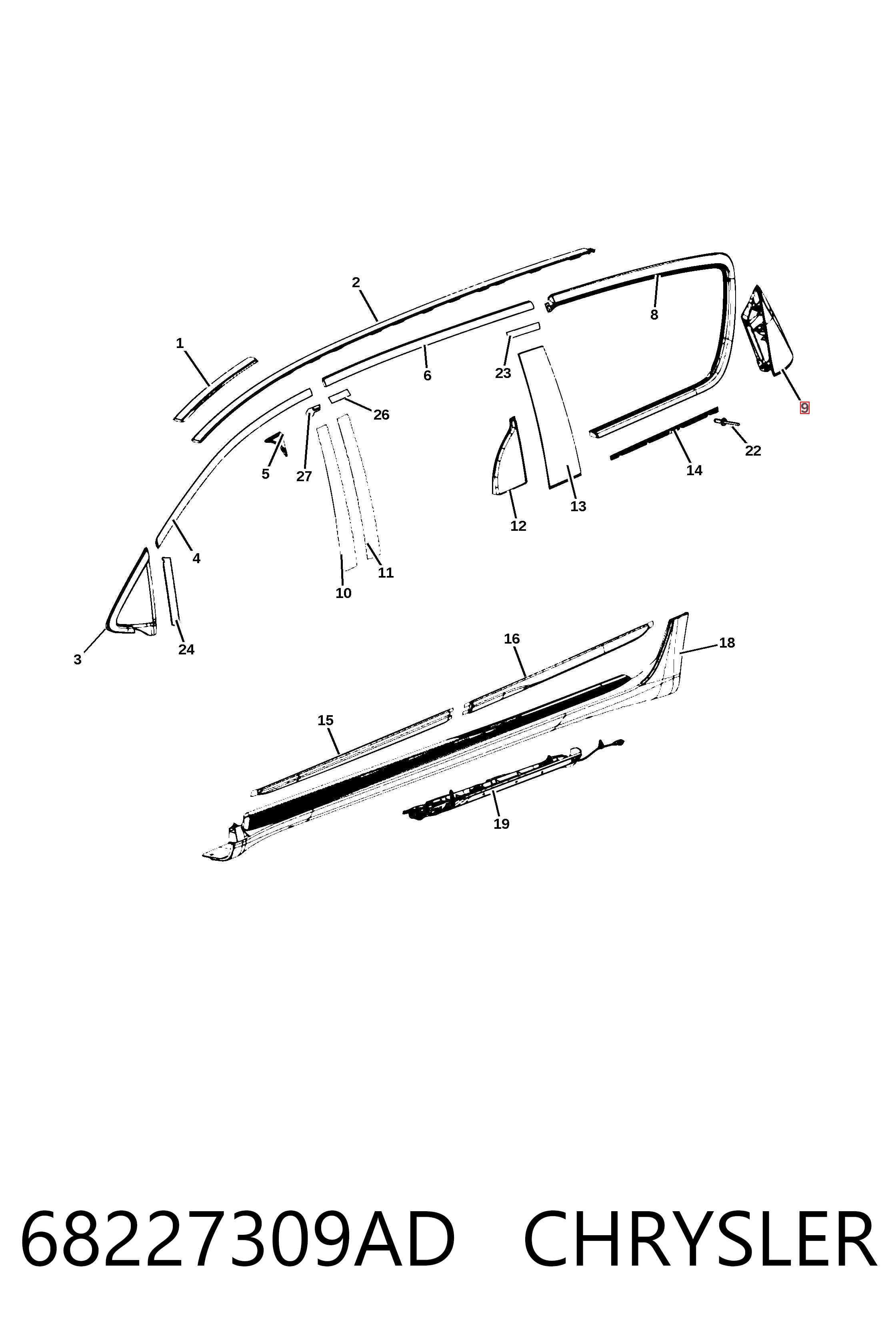  Fiat/Alfa/Lancia K68227309AC ціна, від 31.25 USD