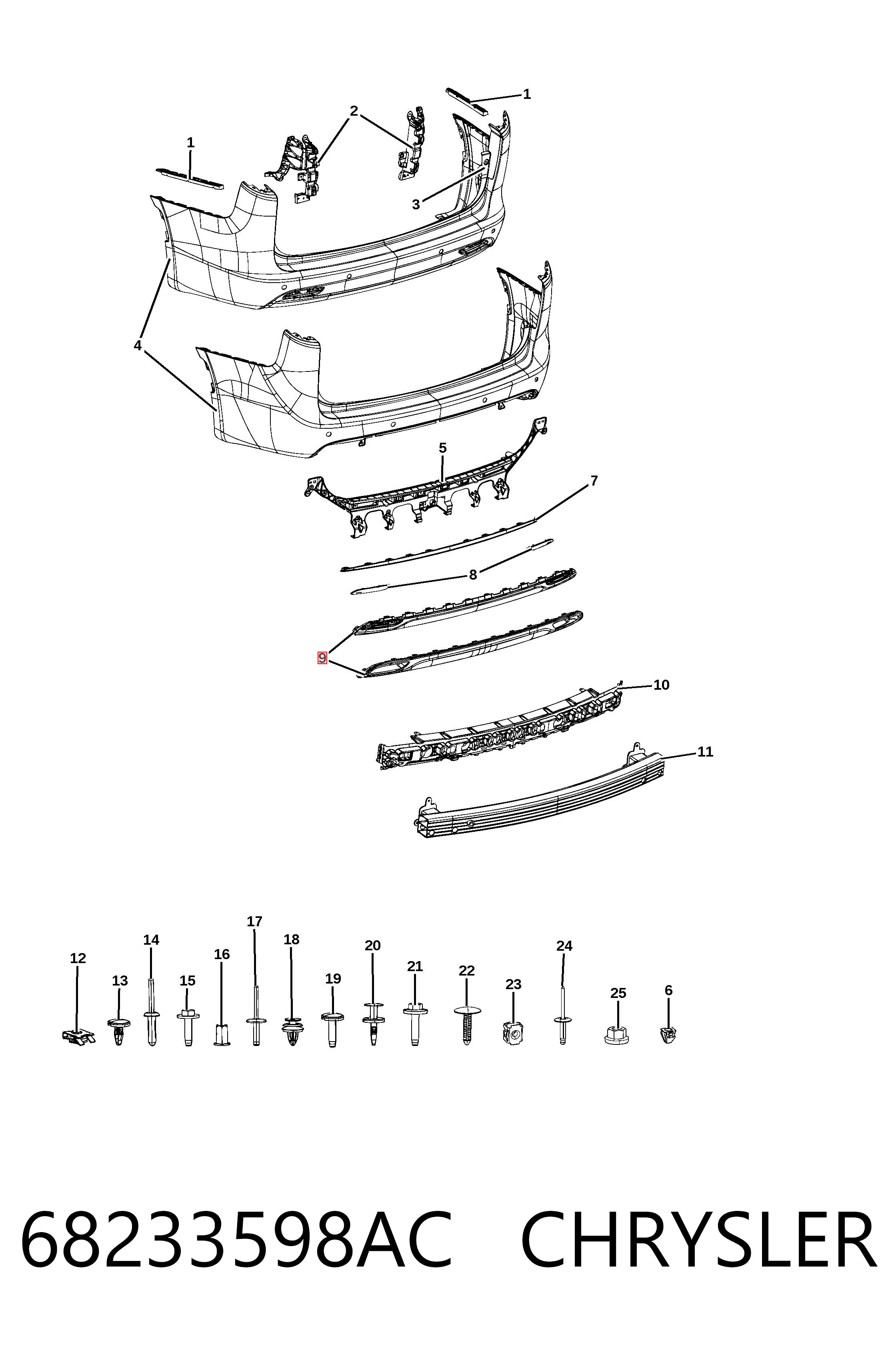 68233598AC Chrysler 
