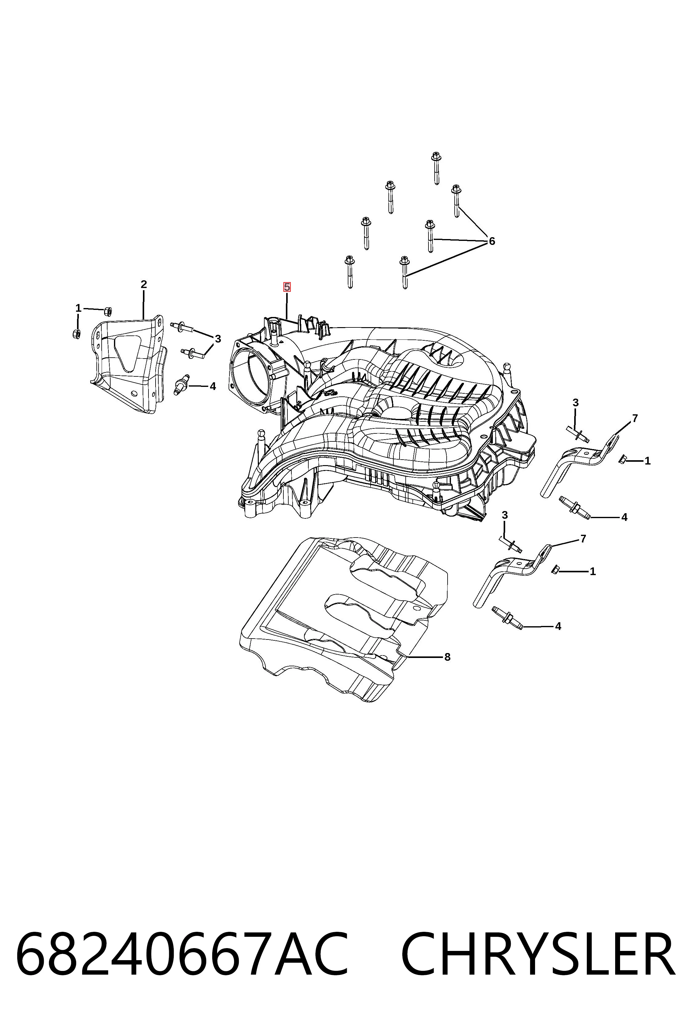 68240667AC Chrysler 