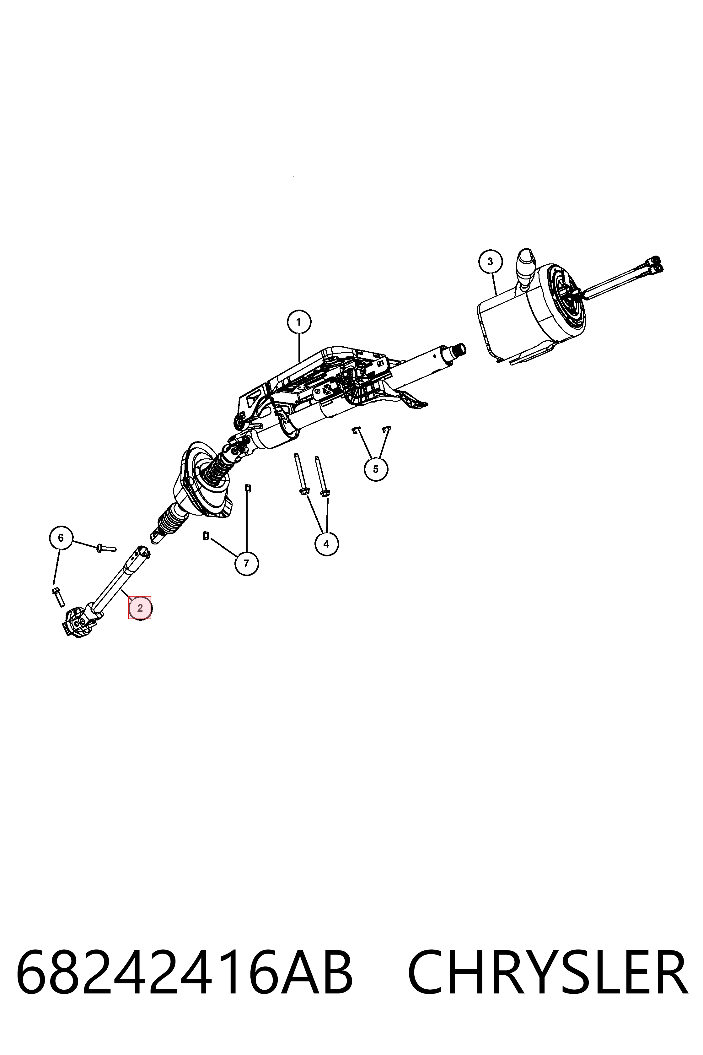  Fiat/Alfa/Lancia K68083594AC
