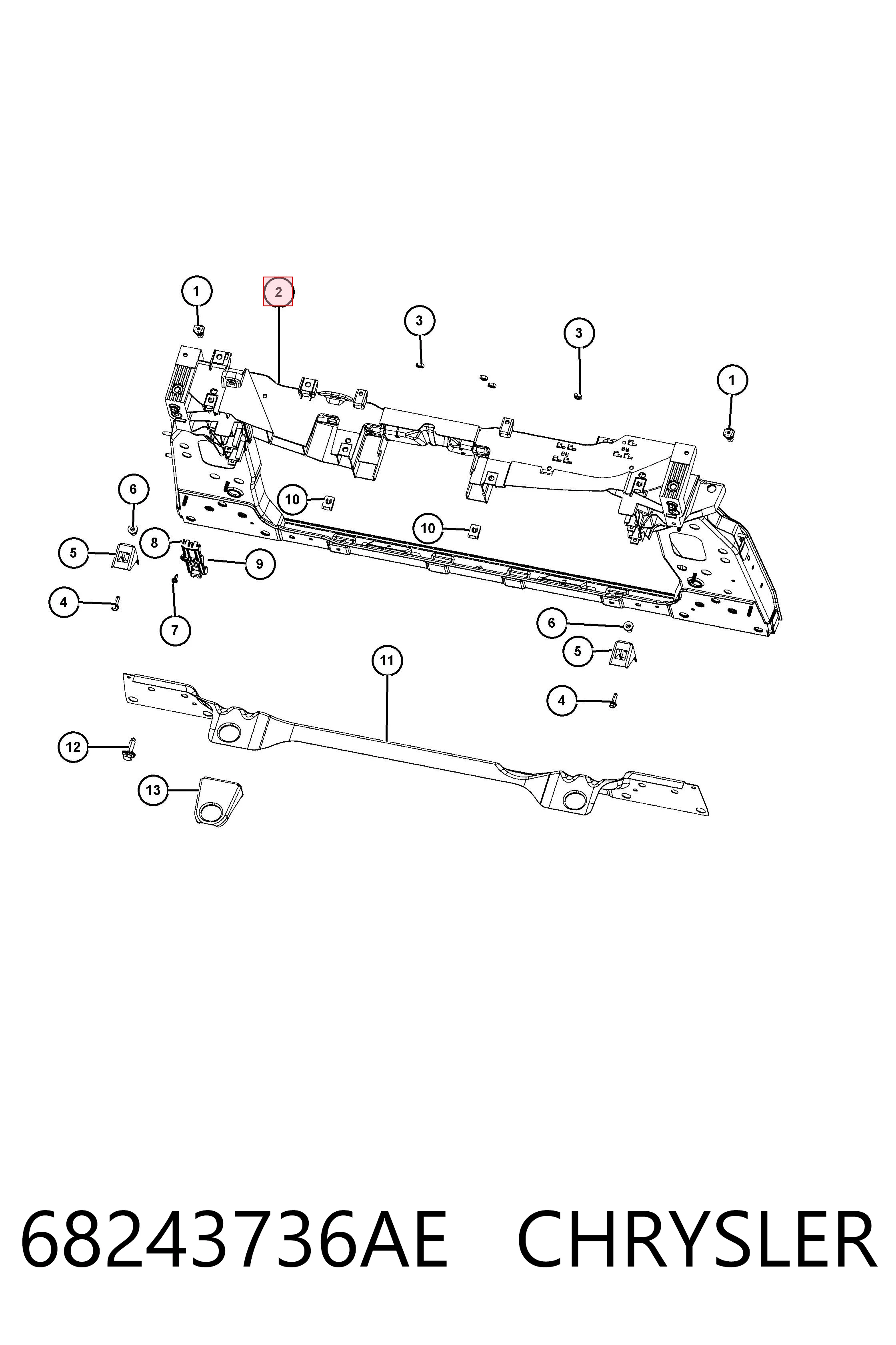 Панель передня KLARKSONAS PCR30027A ціна, від 140.07 USD