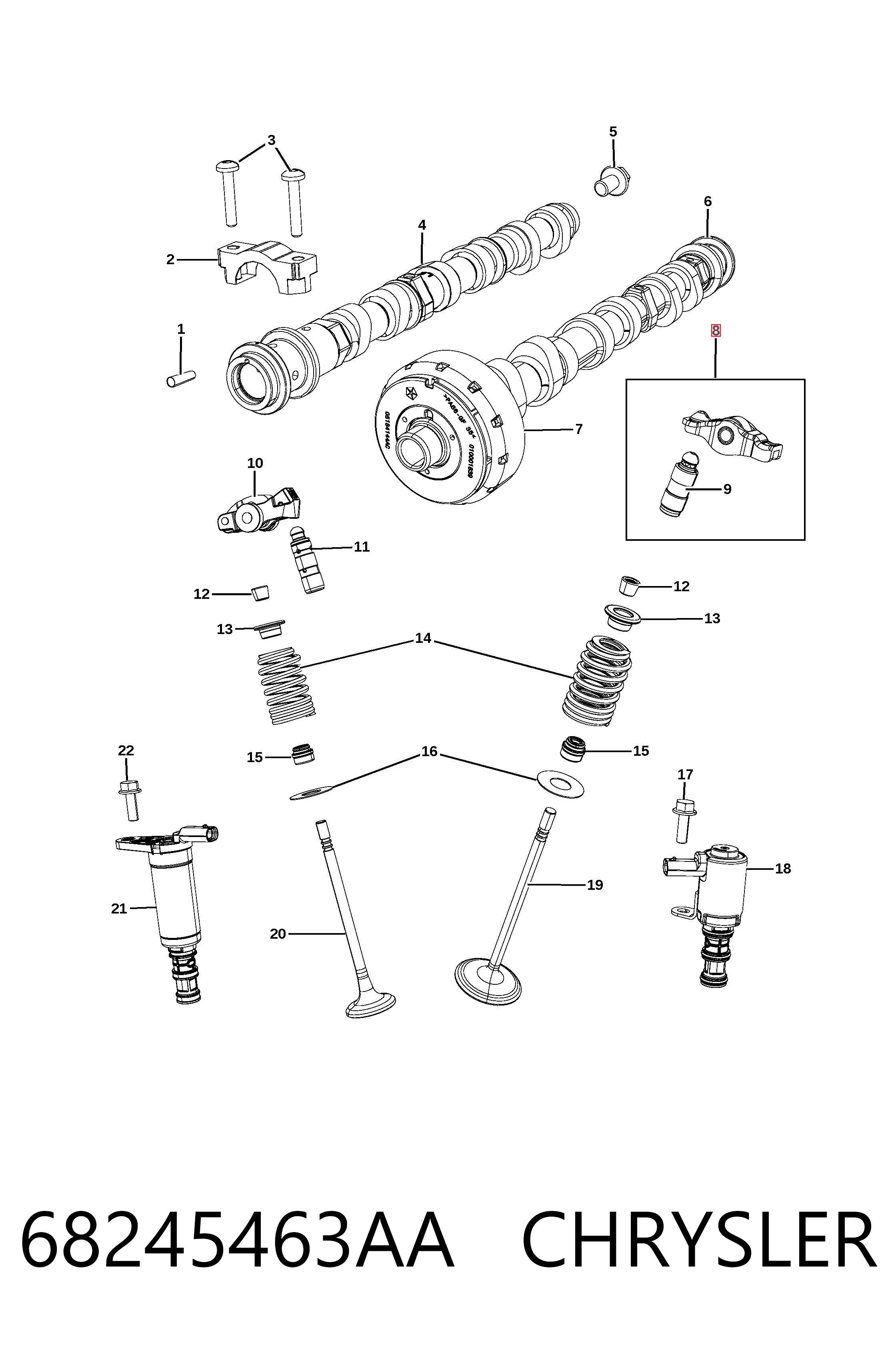 68245463AA Chrysler 