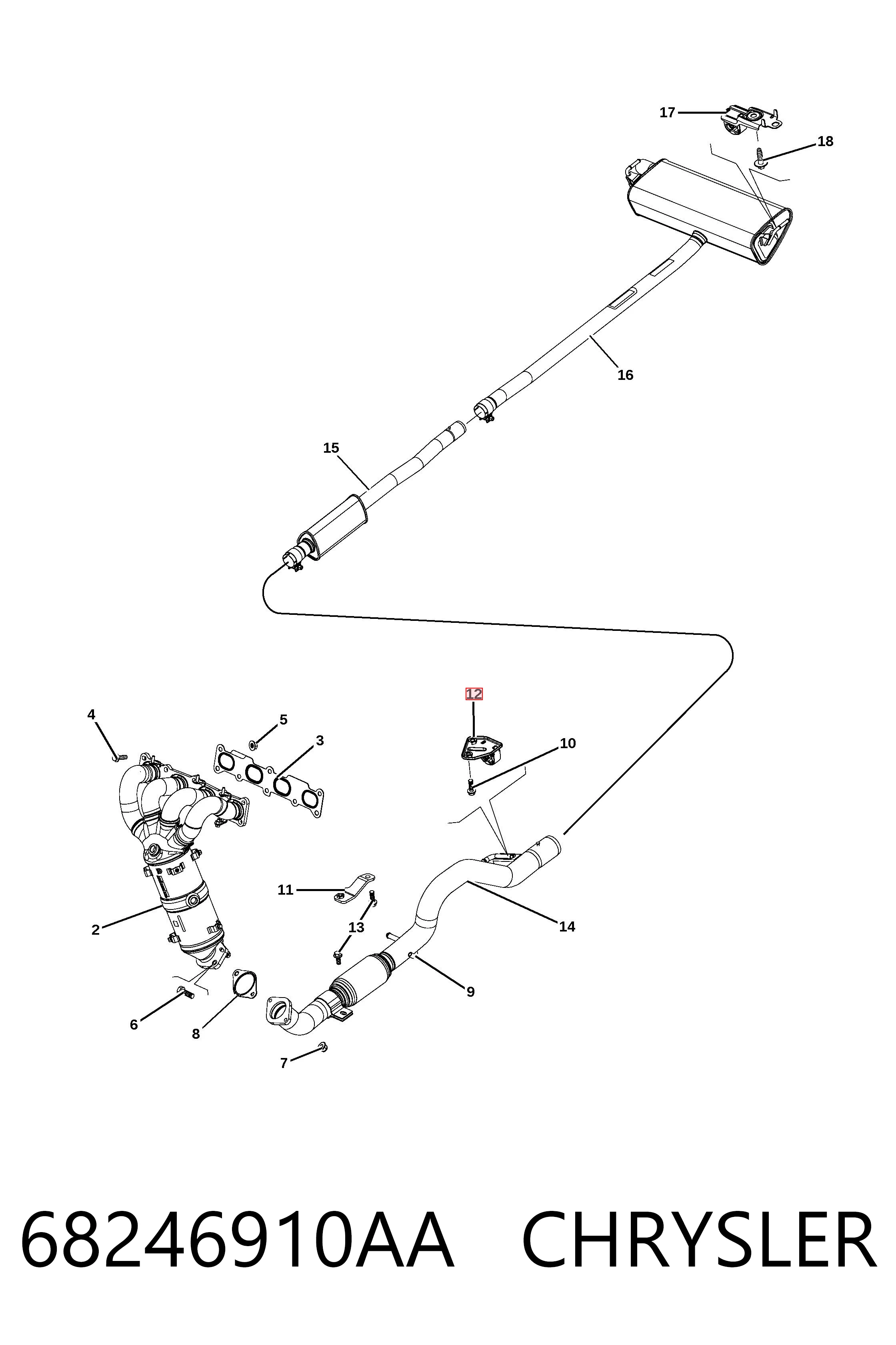68246910AA Chrysler