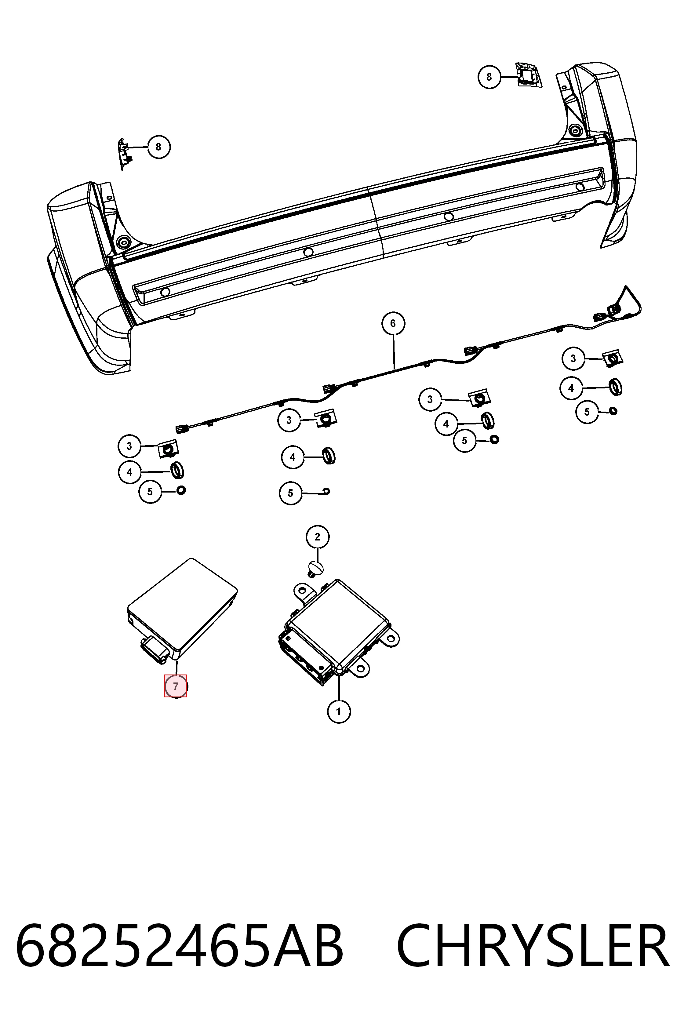  Fiat/Alfa/Lancia K68252465AB