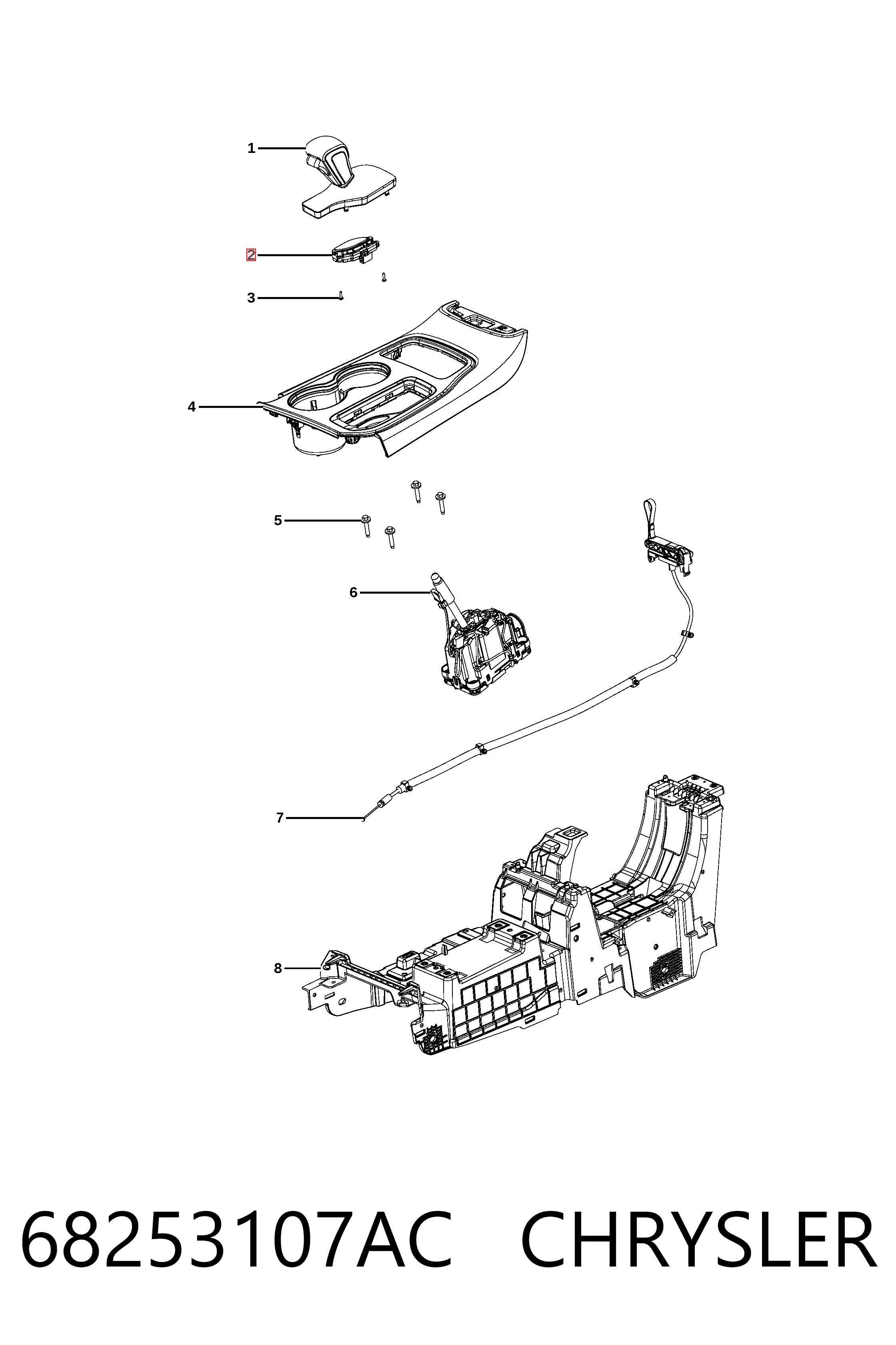  Fiat/Alfa/Lancia K68436821AA ціна, від 18.06 USD