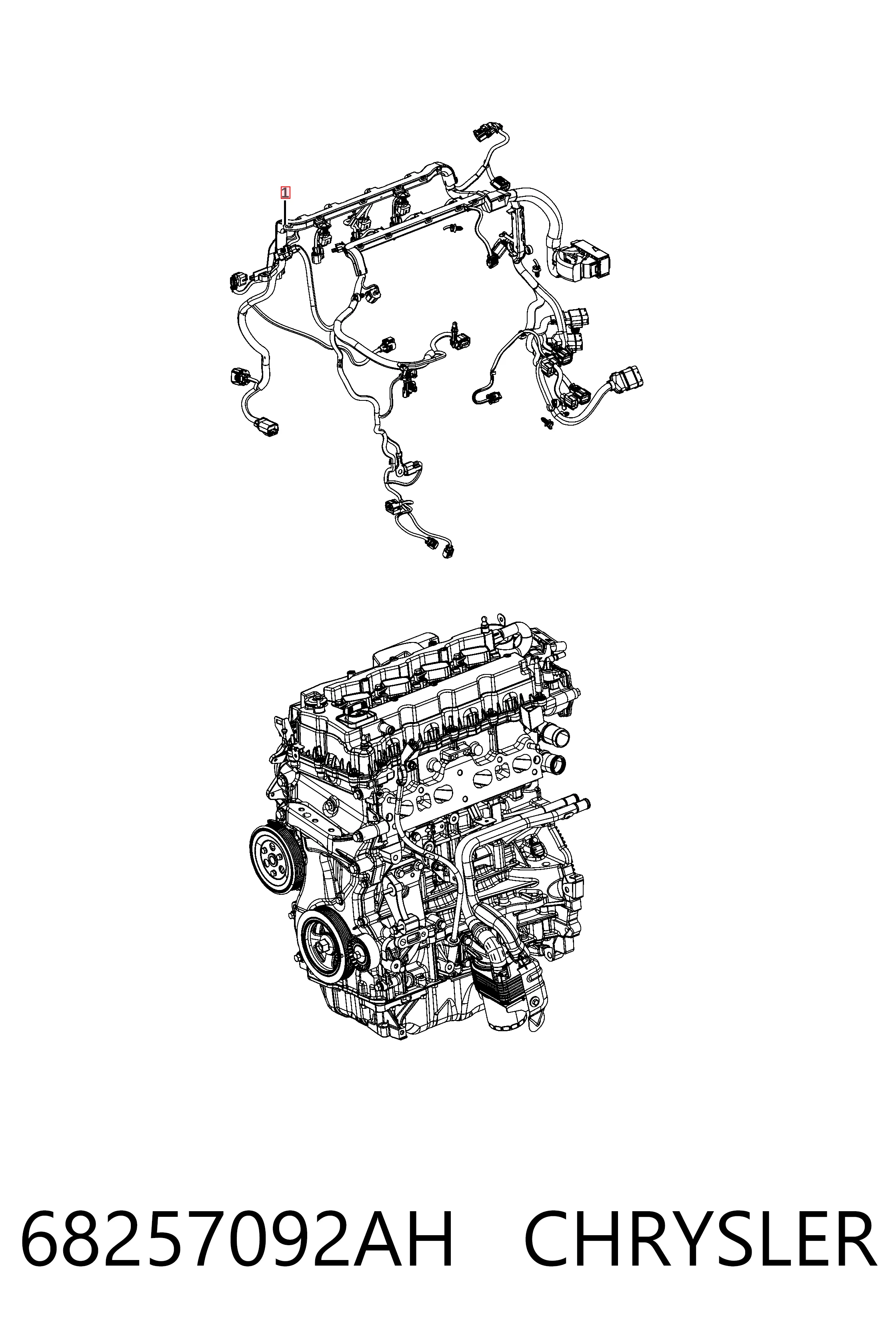  Fiat/Alfa/Lancia K68257092AE