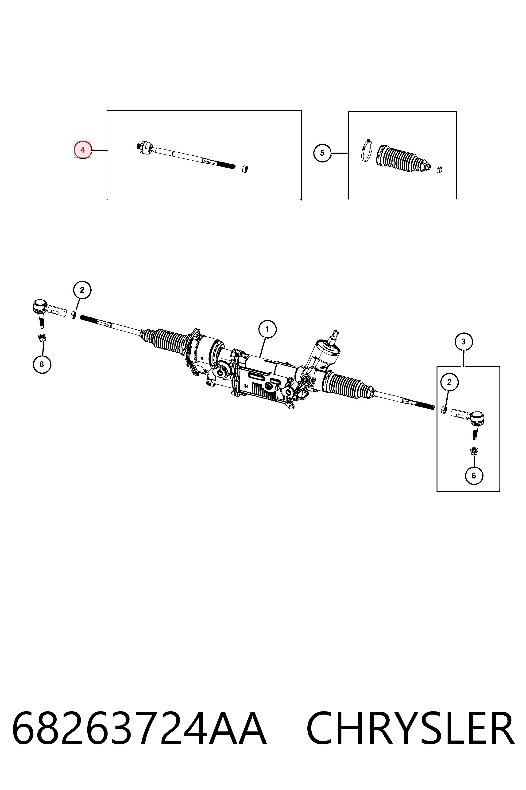 AMGEV801301 Moog Тяги кермові