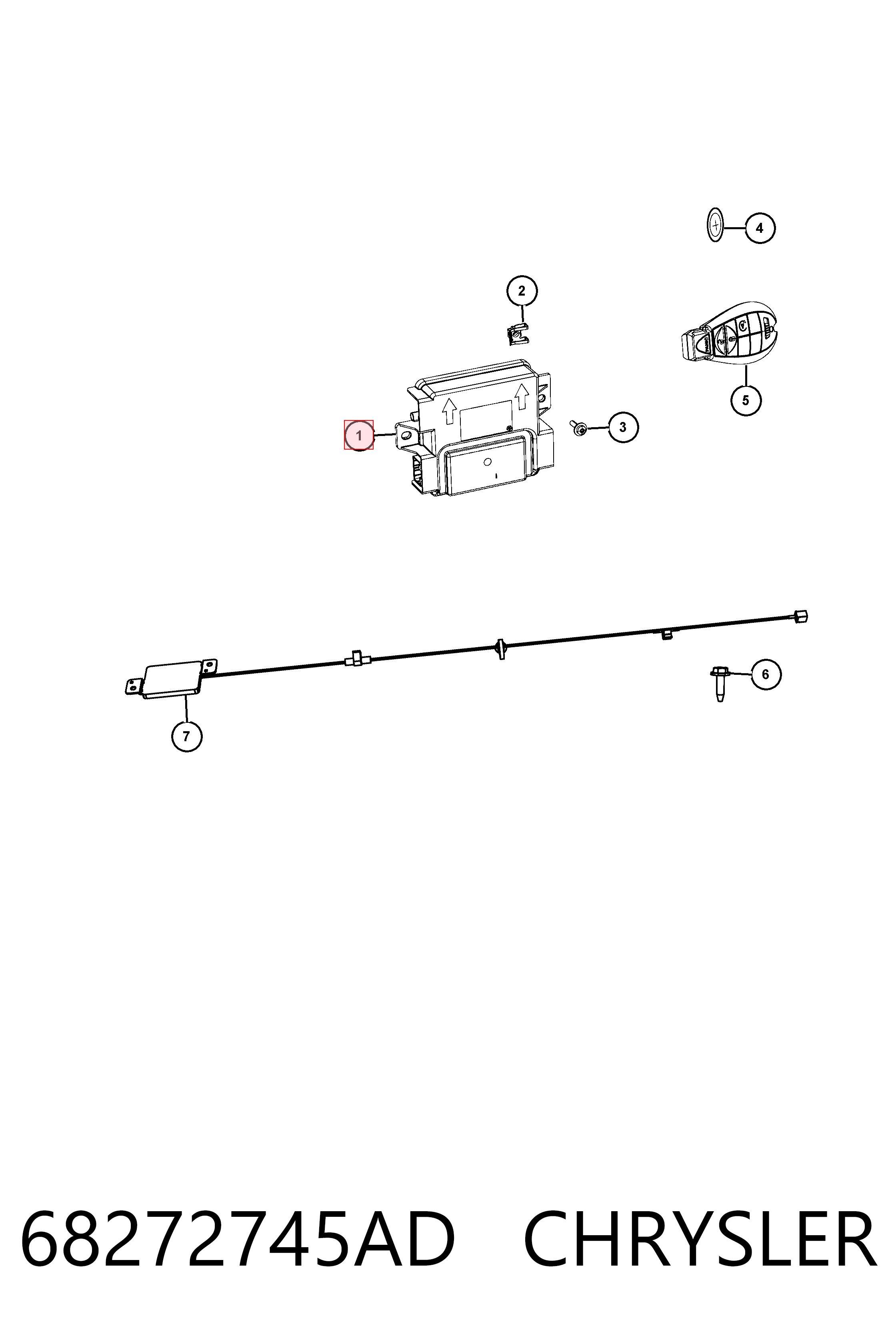 Fiat/Alfa/Lancia K68272745AB ціна, від 12.72 USD