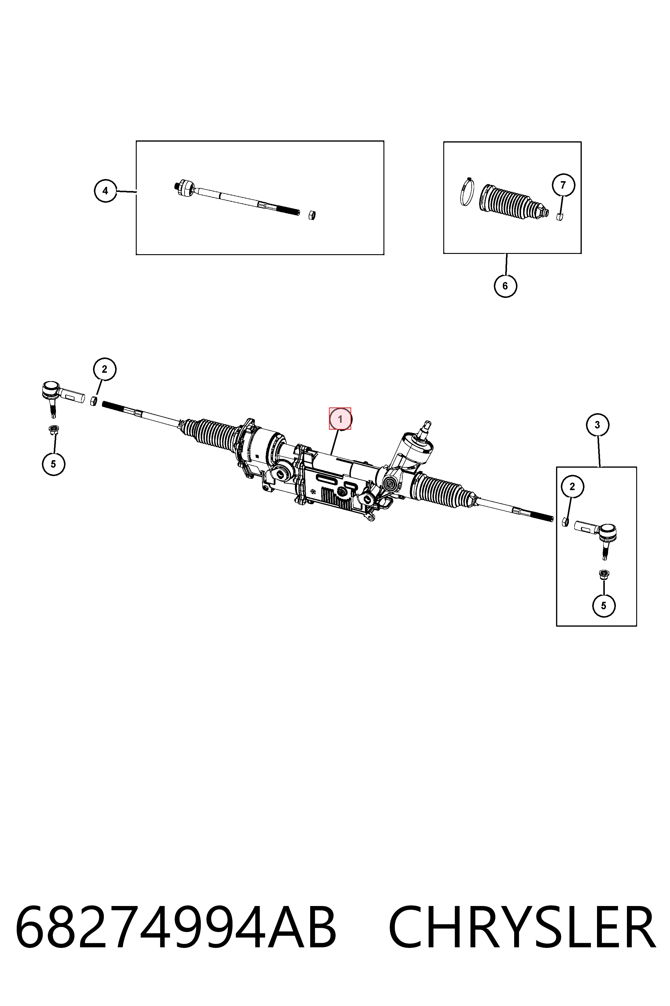 DG9103 AGR Рейковий рульовий механізм