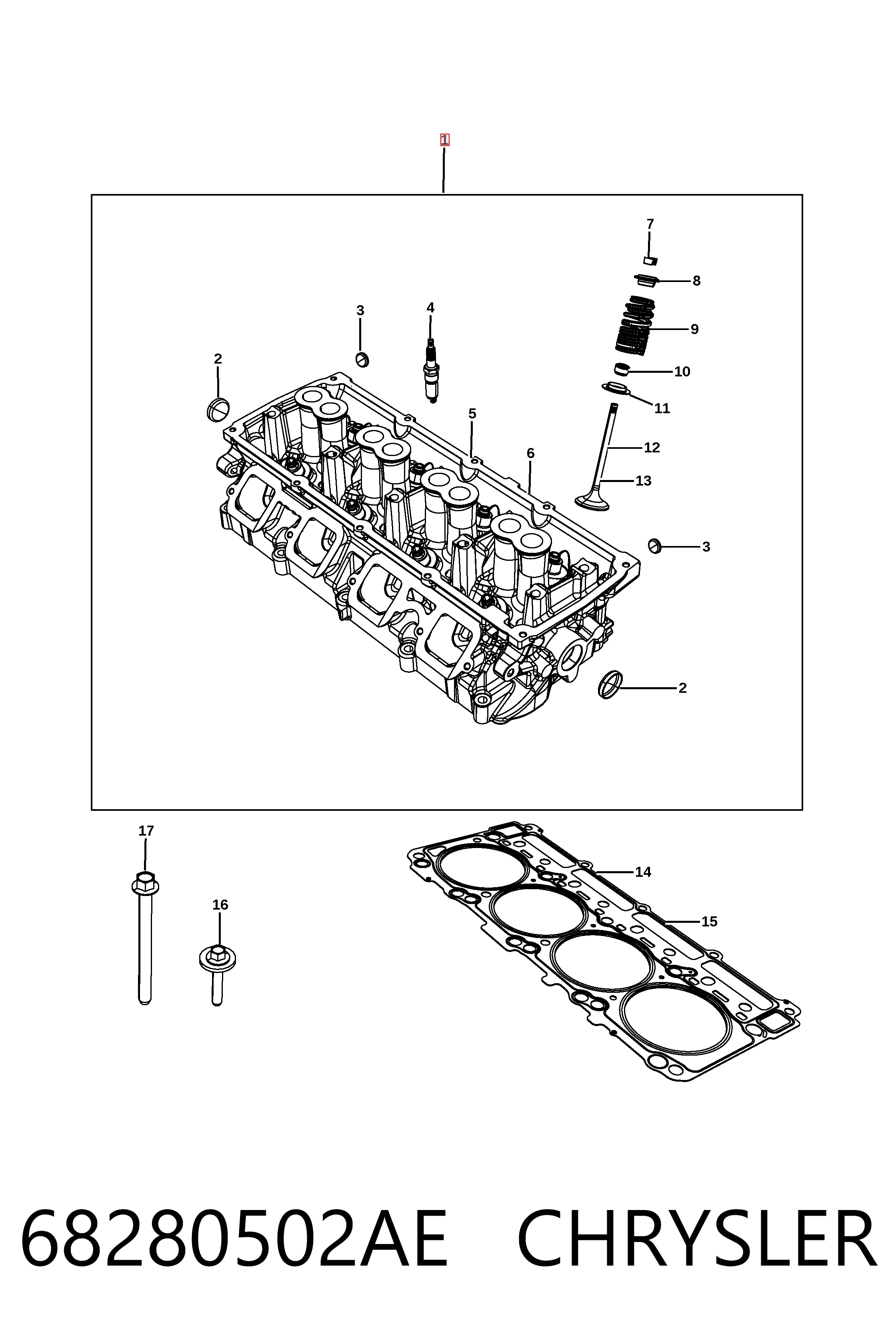  Fiat/Alfa/Lancia K68280502AF ціна, від 359.01 USD