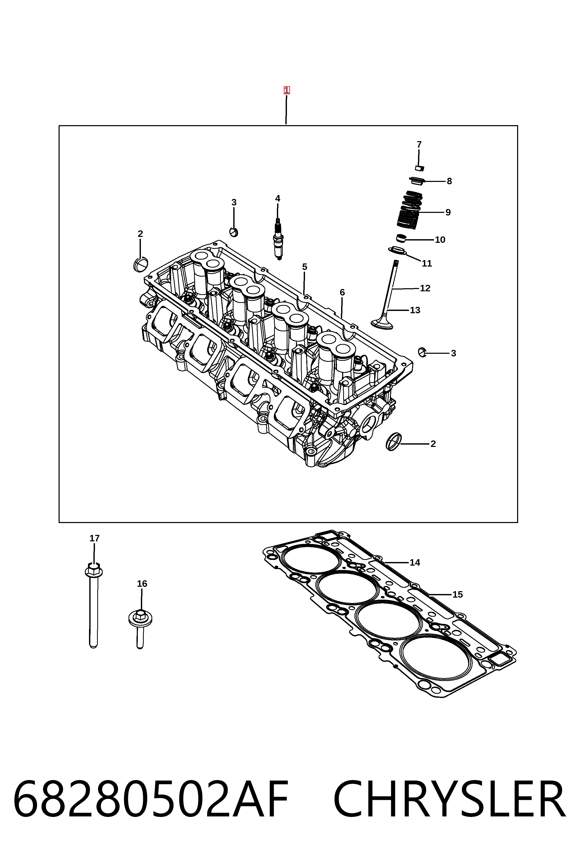 Купити K68280502AF Fiat/Alfa/Lancia 