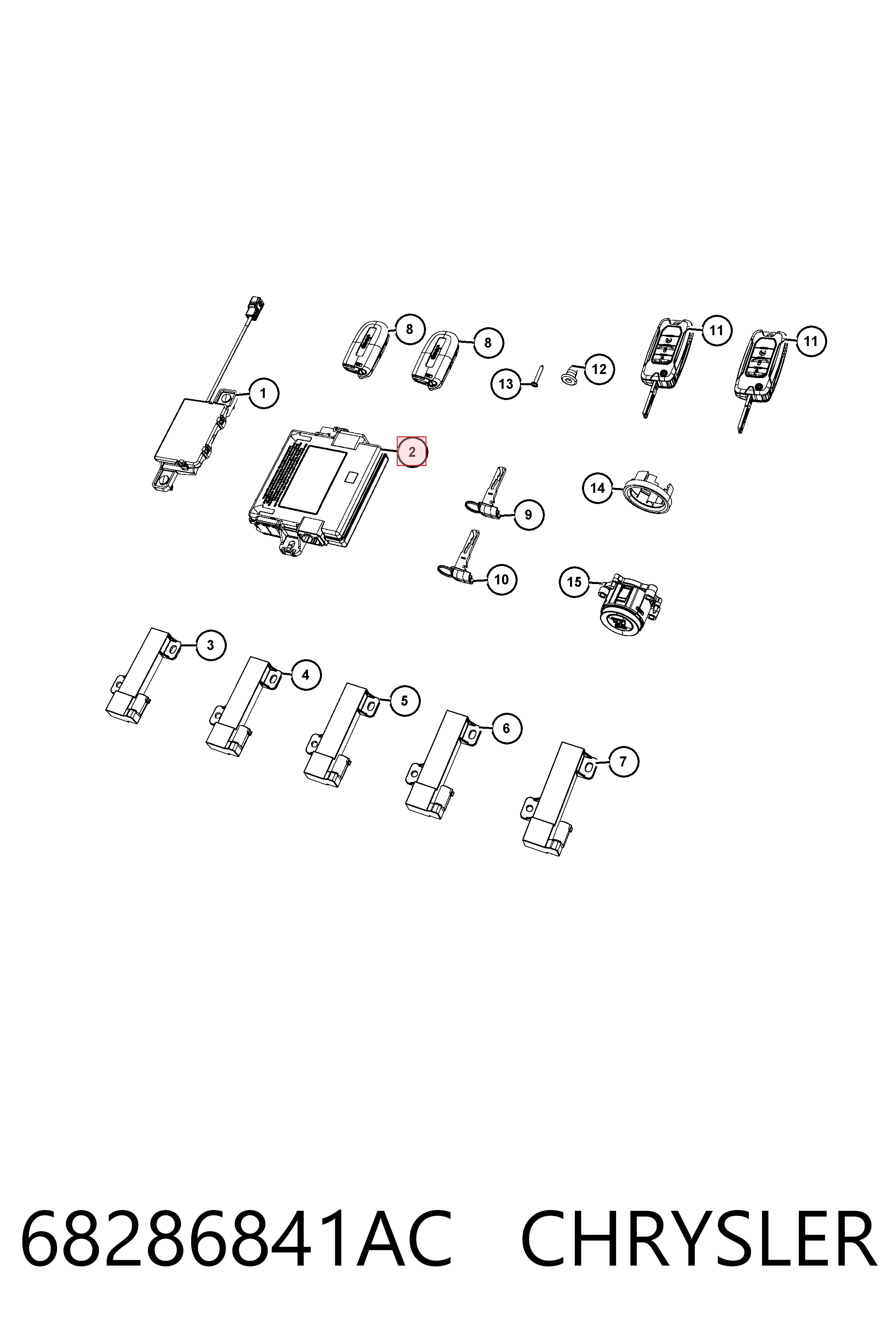 K68286841AE Fiat/Alfa/Lancia 