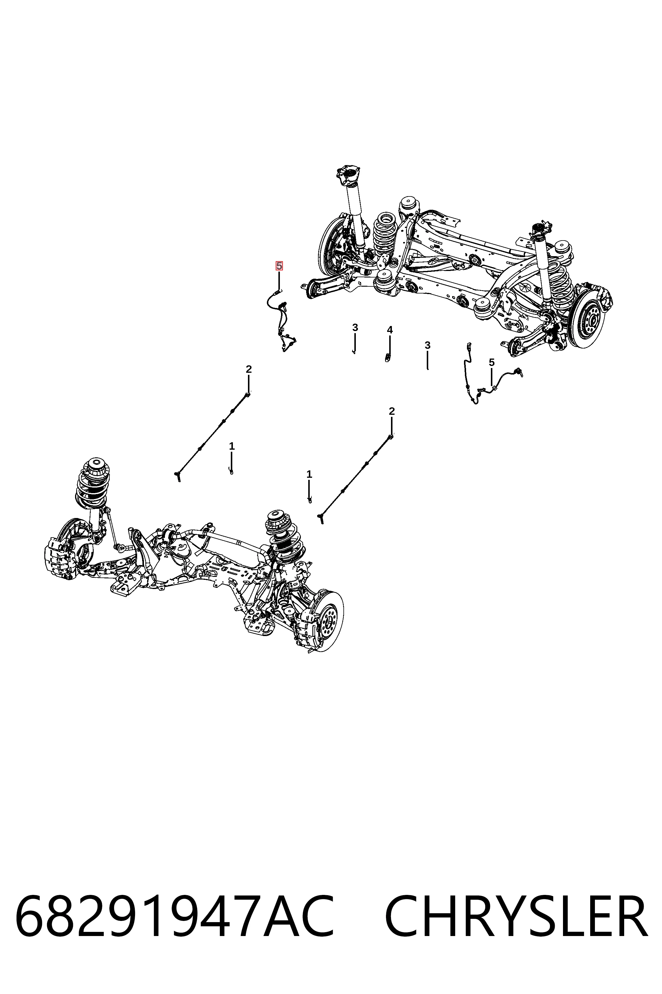  Fiat/Alfa/Lancia K68291947AB ціна, від 17.61 USD