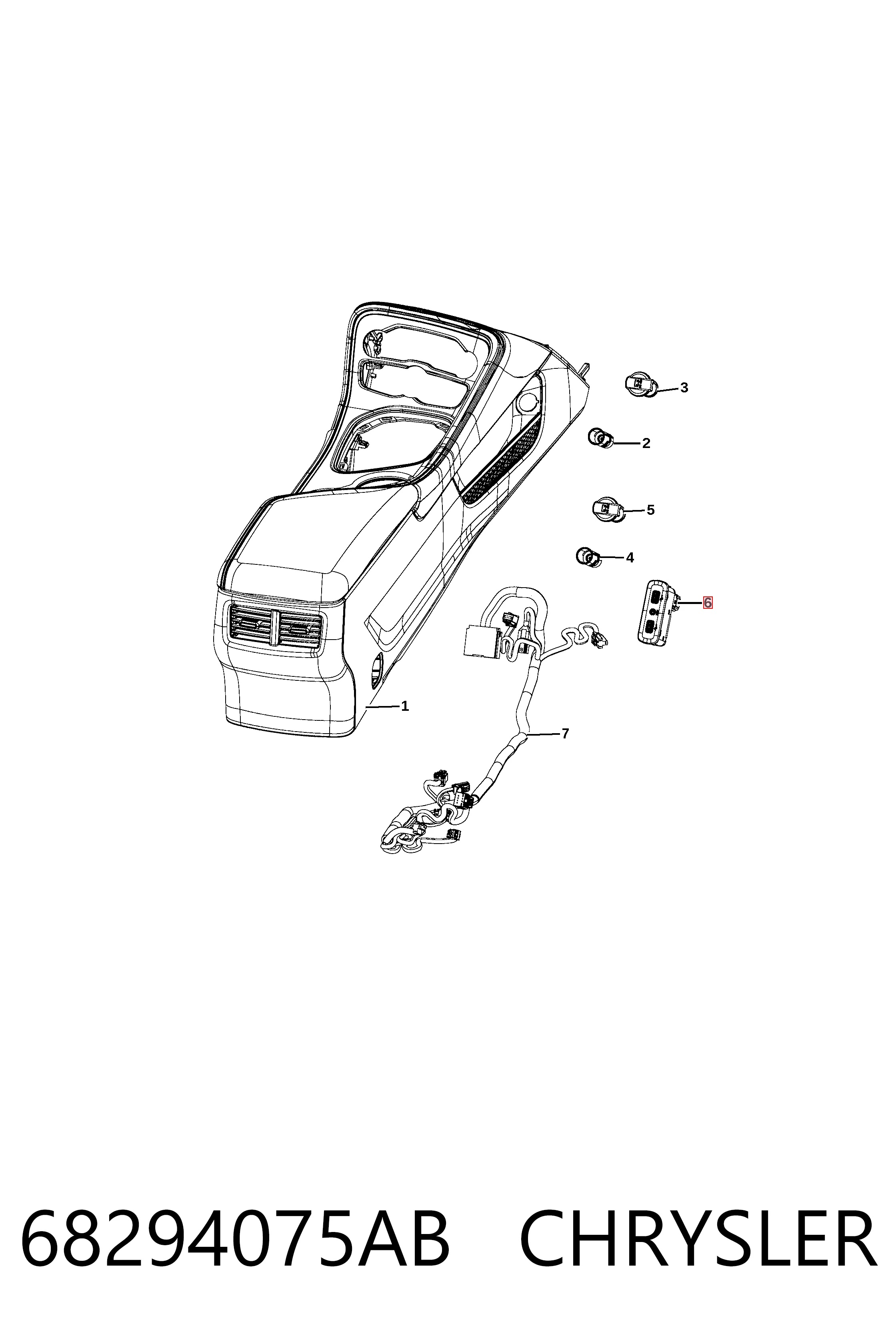 Купити K68294075AB Fiat/Alfa/Lancia 